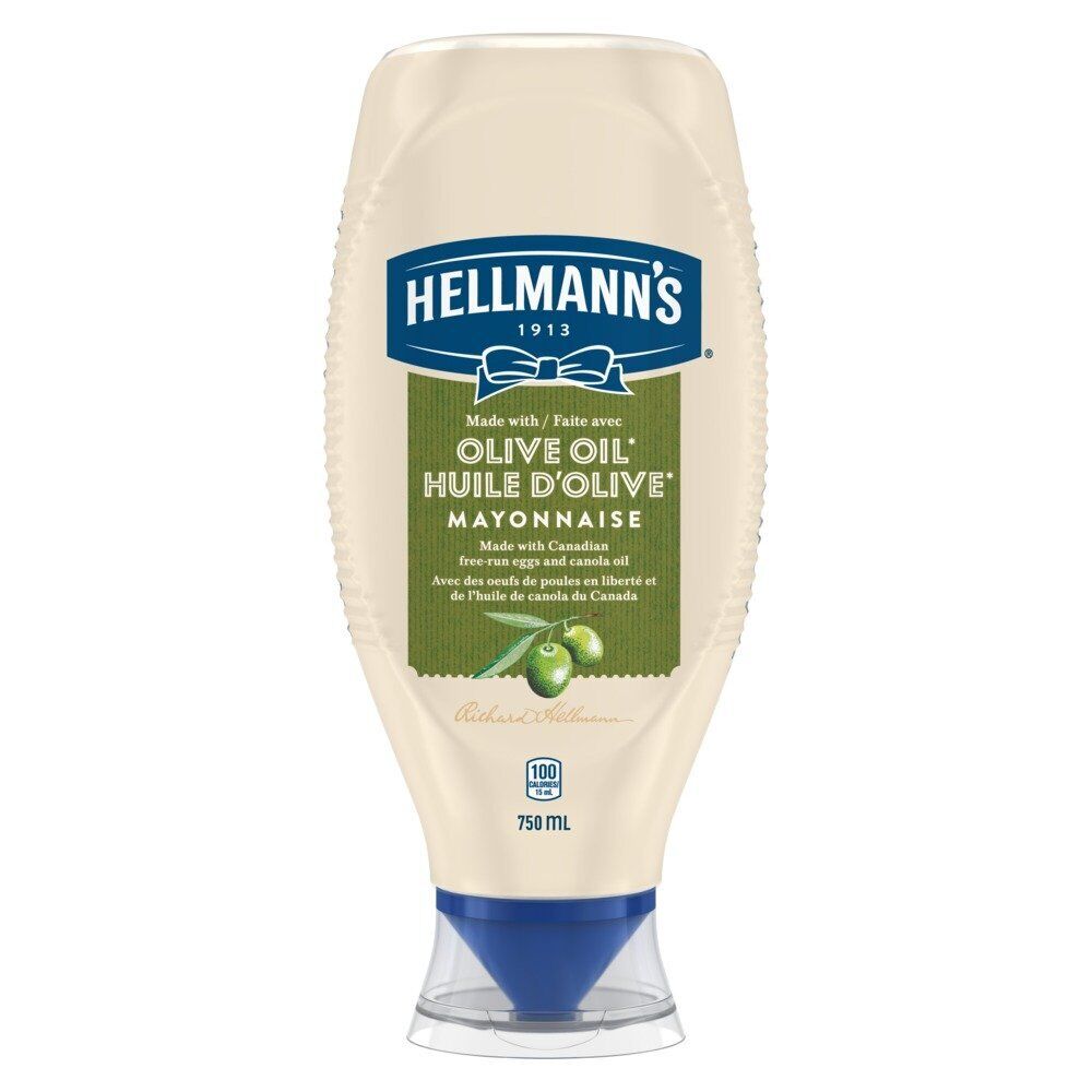 Hellmann's Olive Oil Mayonnaise, 750 ml/25 fl oz