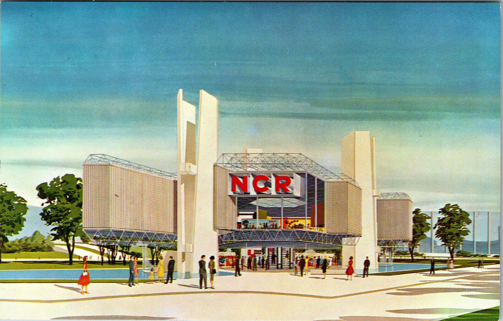 New York World\'s Fair NCR Pavilion 1964-1965  Postcard