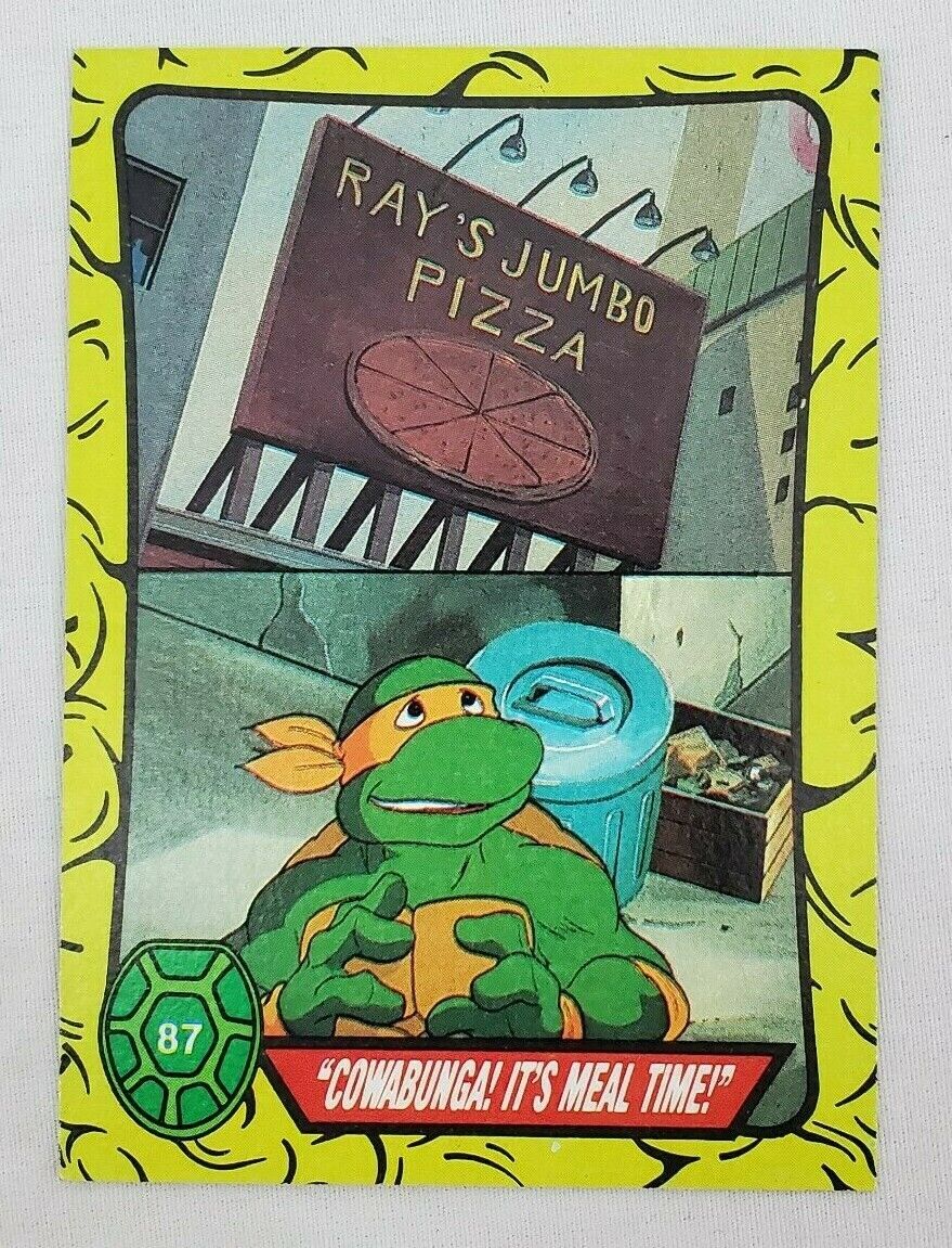 TMNT ~ Teenage Mutant Ninja Turtles - COWABUNGA IT\'S MEAL TIME  #87 - 1989 ~01