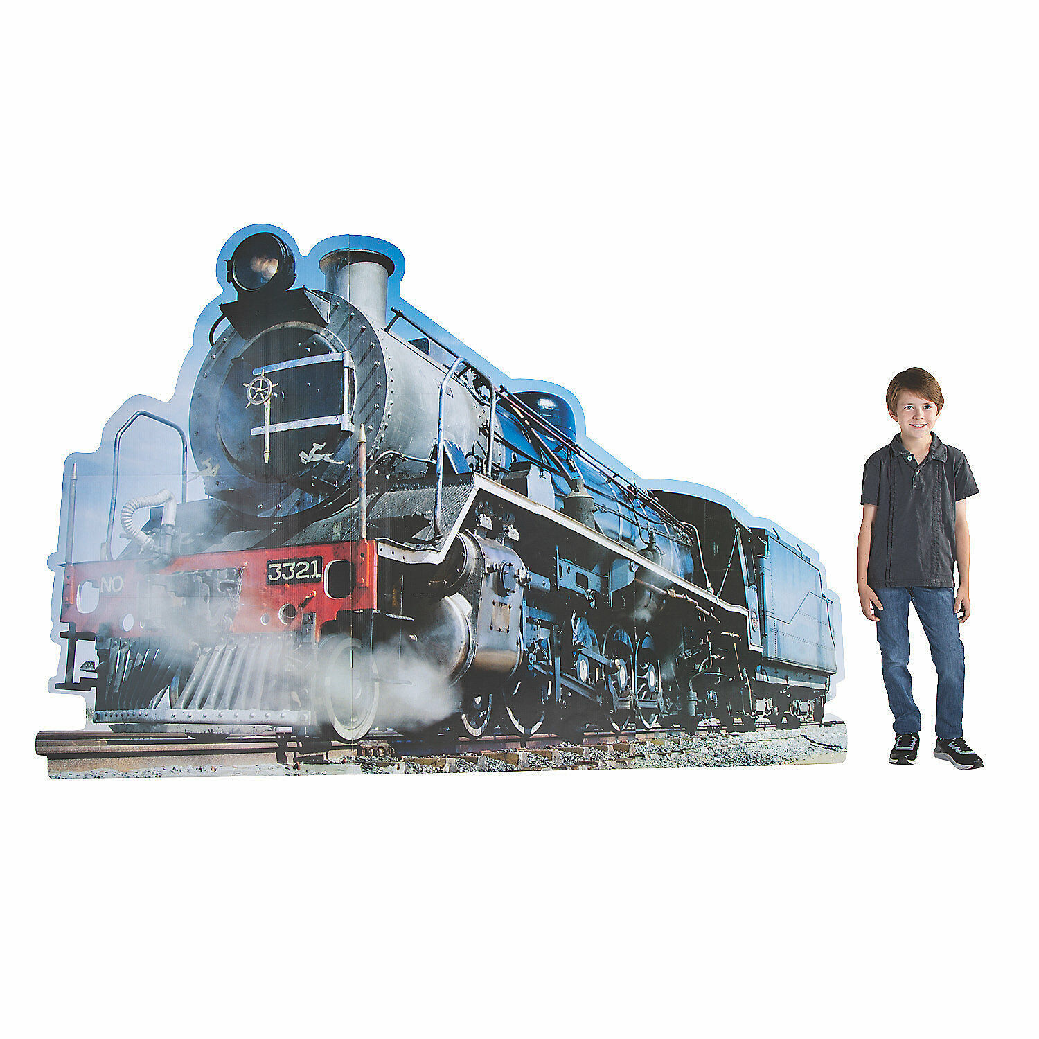 Railroad Vbs Train Stand-Up, Party Decor, 3 Pieces