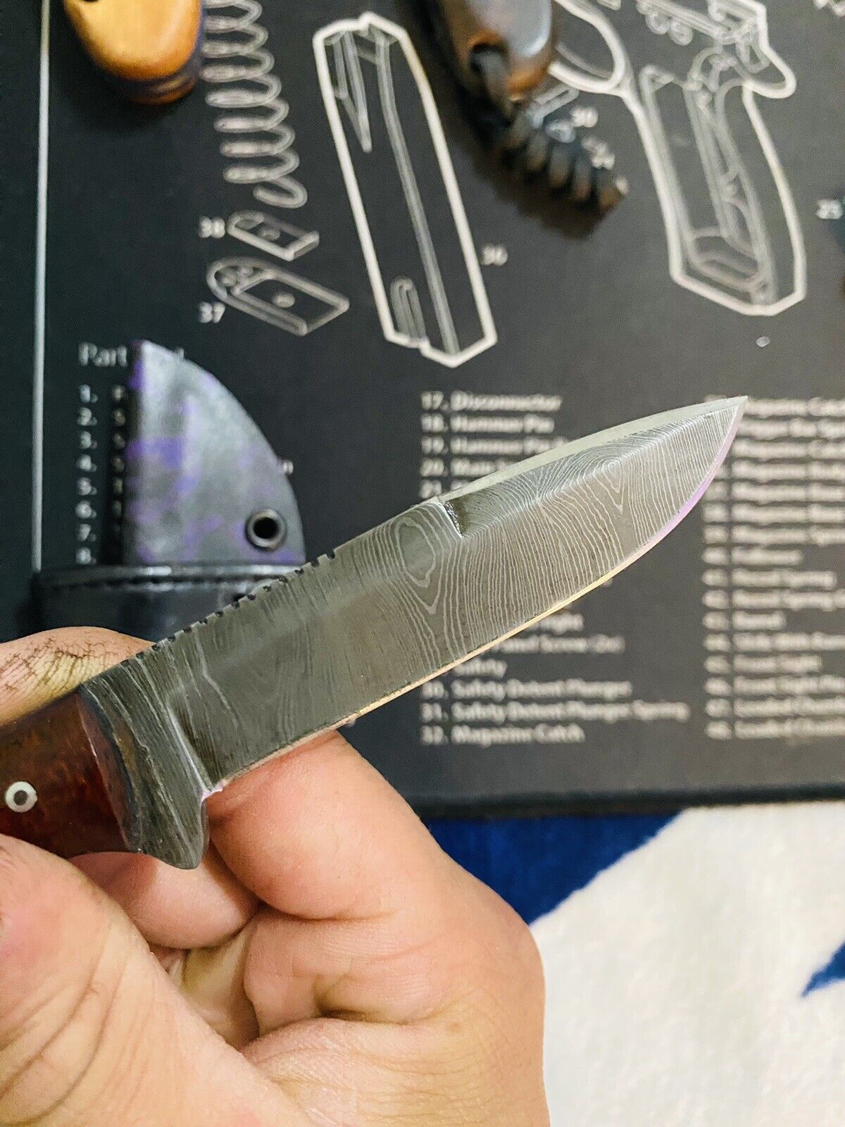 Custom Handmade Fixed Blade Made In The USA 