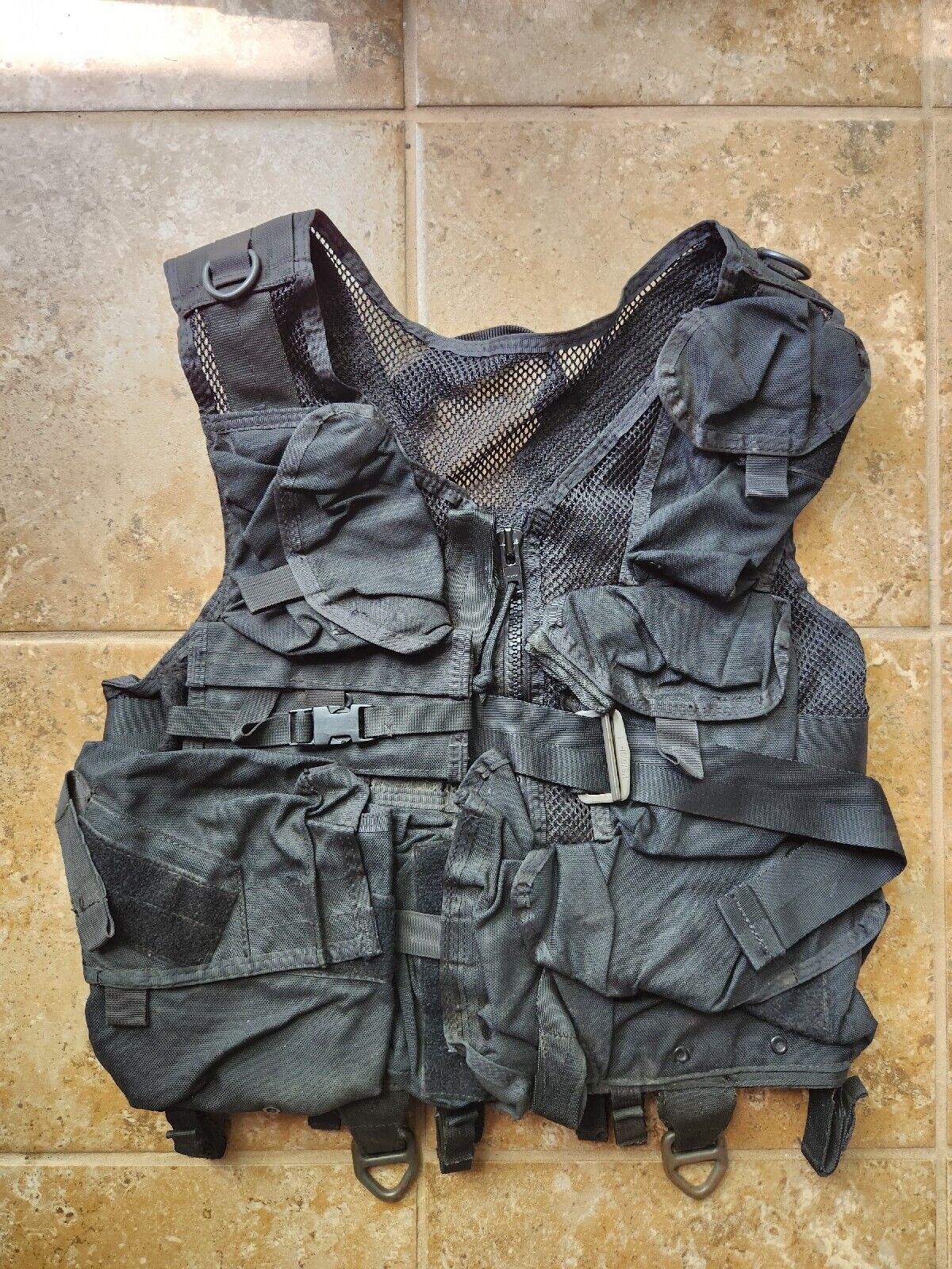 AWS Advanced Warfighting Solutions Inc. #52373 Medical Trauma Vest Black Nylon