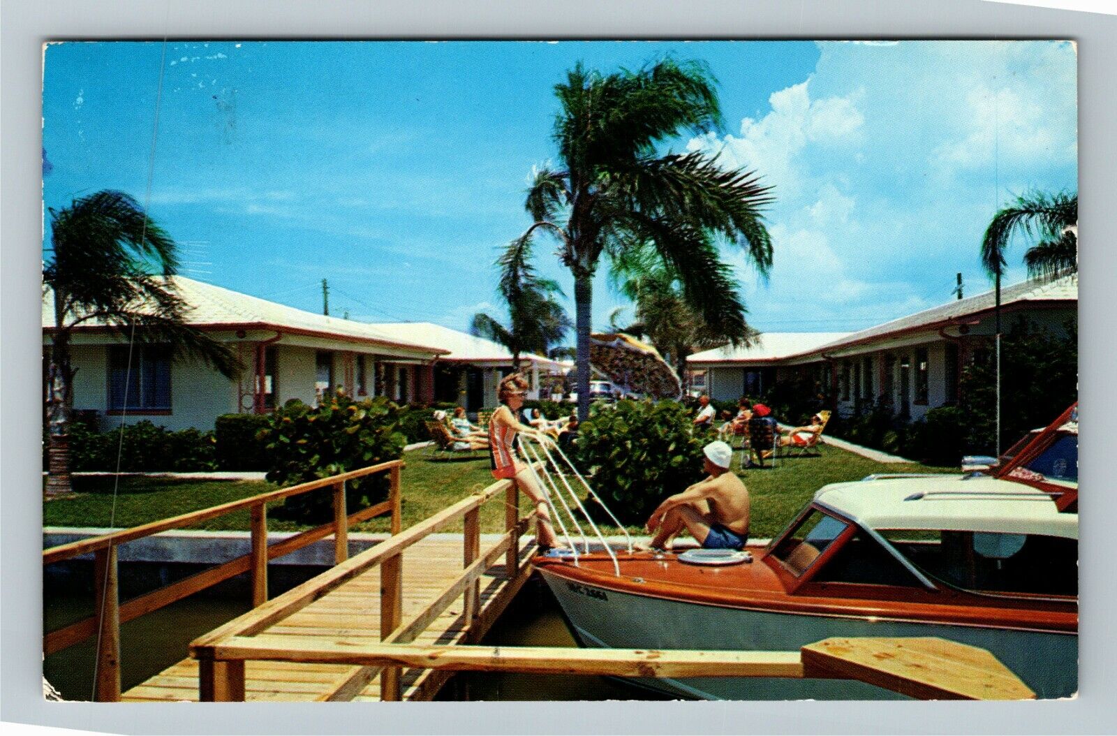 Clearwater Beach FL-Florida, Scott Apartments, Vintage Postcard