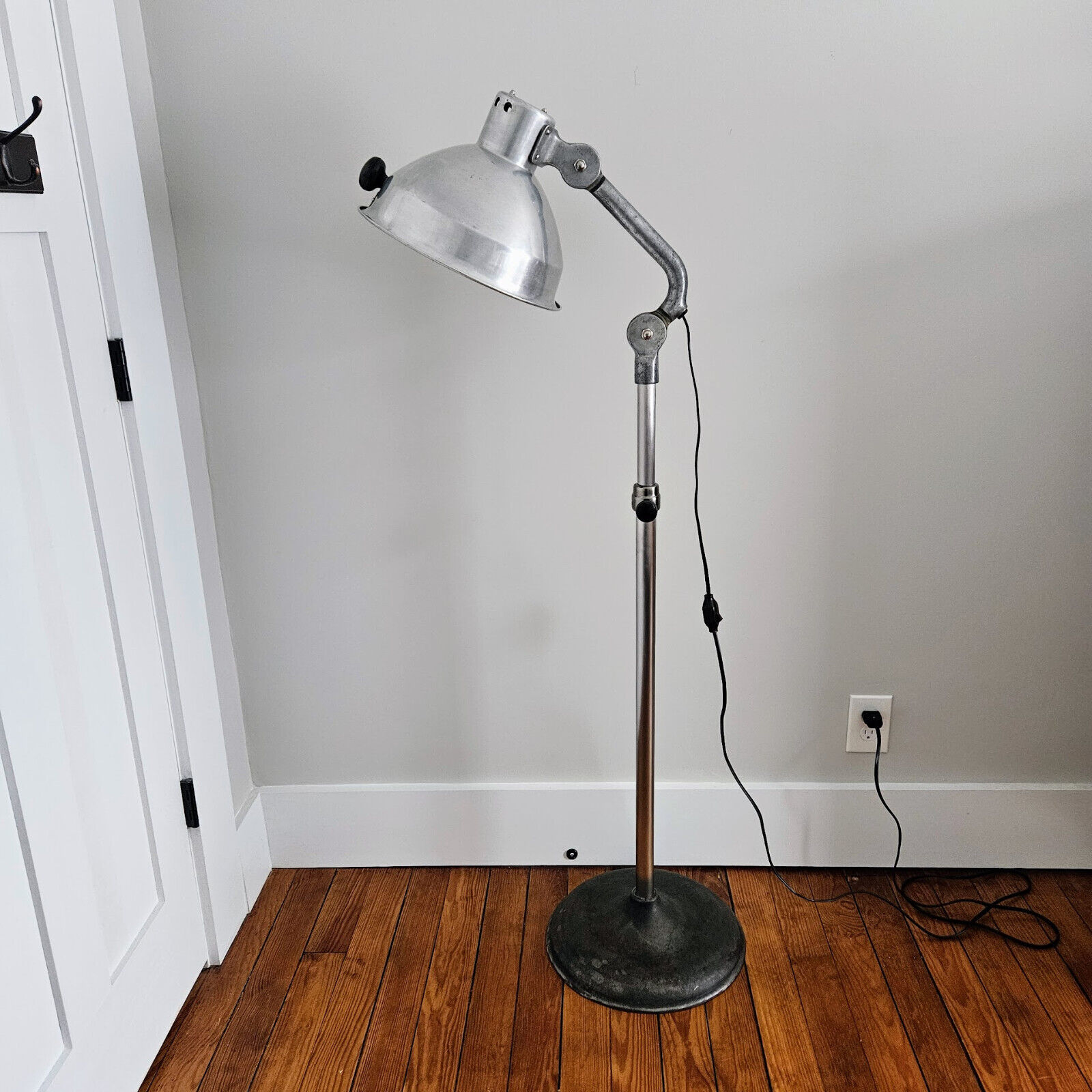 Vintage Prometheus Industrial Floor Lamp. Steampunk Floor Lamp.  Retro Lamp.