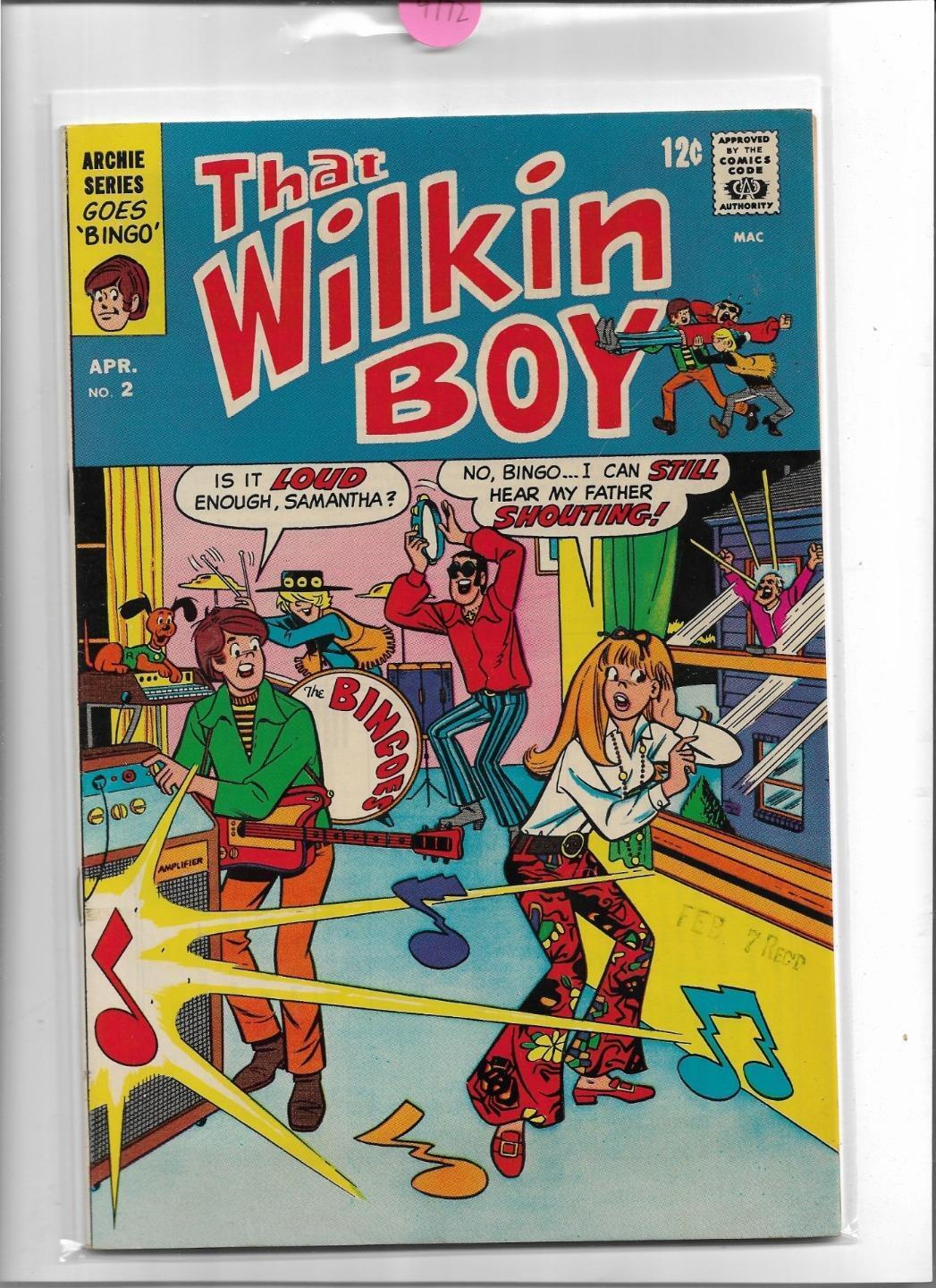 THAT WILKIN BOY #2 1969 VERY FINE-NEAR MINT 9.0 4772