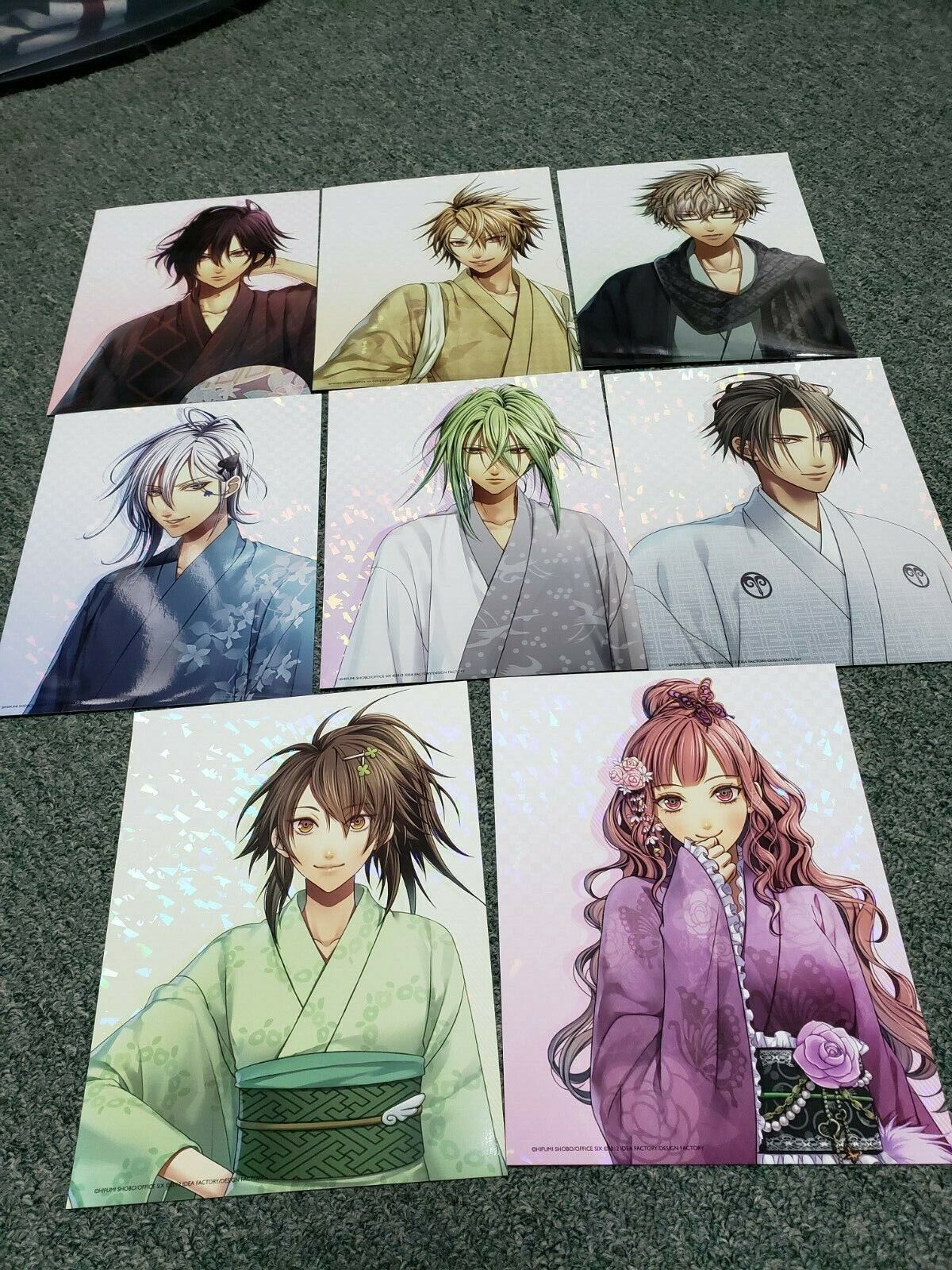 Amnesia Later- Otomate Still Collection vol 9- Art Prints- Set of 8