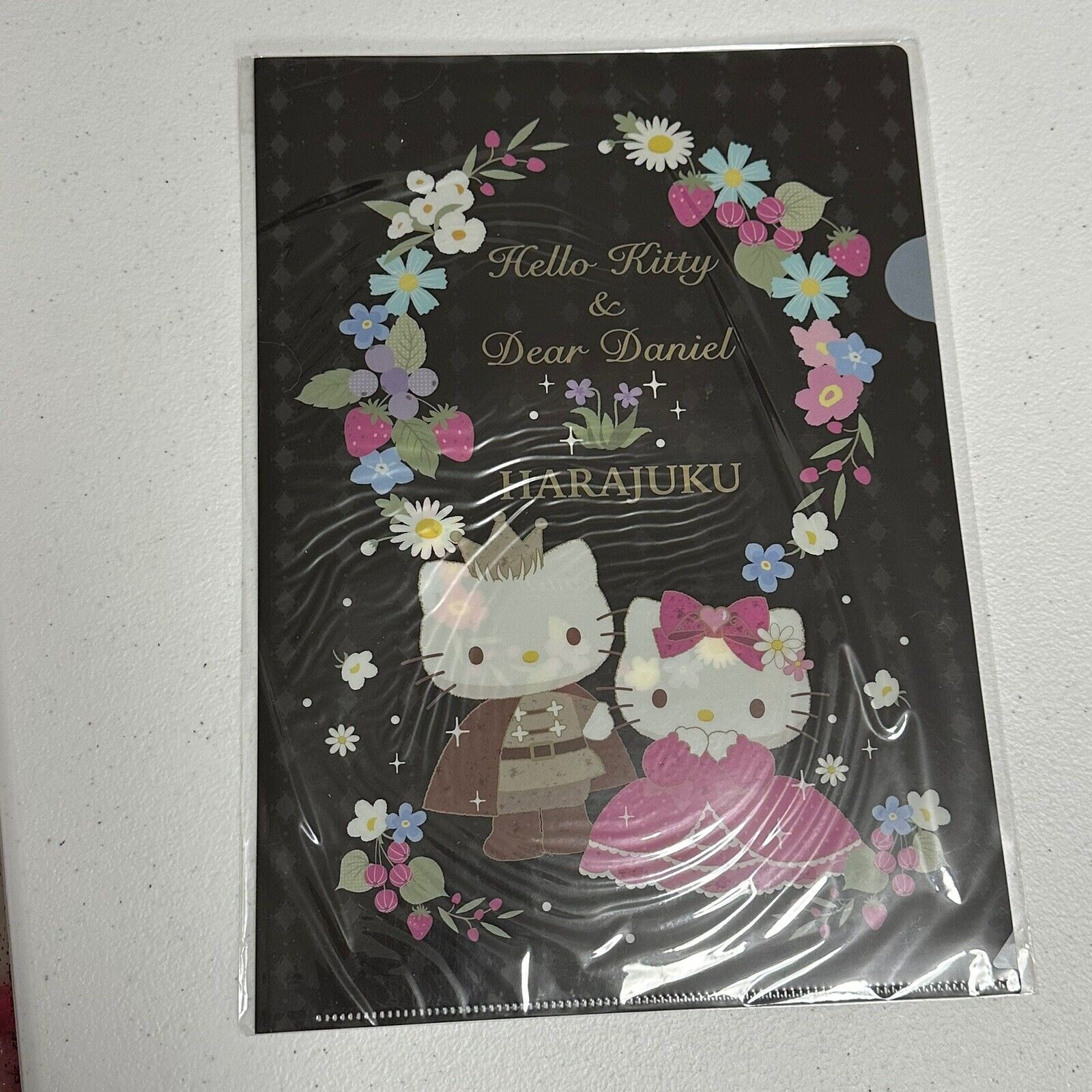 Rare Sanrio Hello Kitty A5 File Dear Daniel & Hello Kitty From Sanrio Japan
