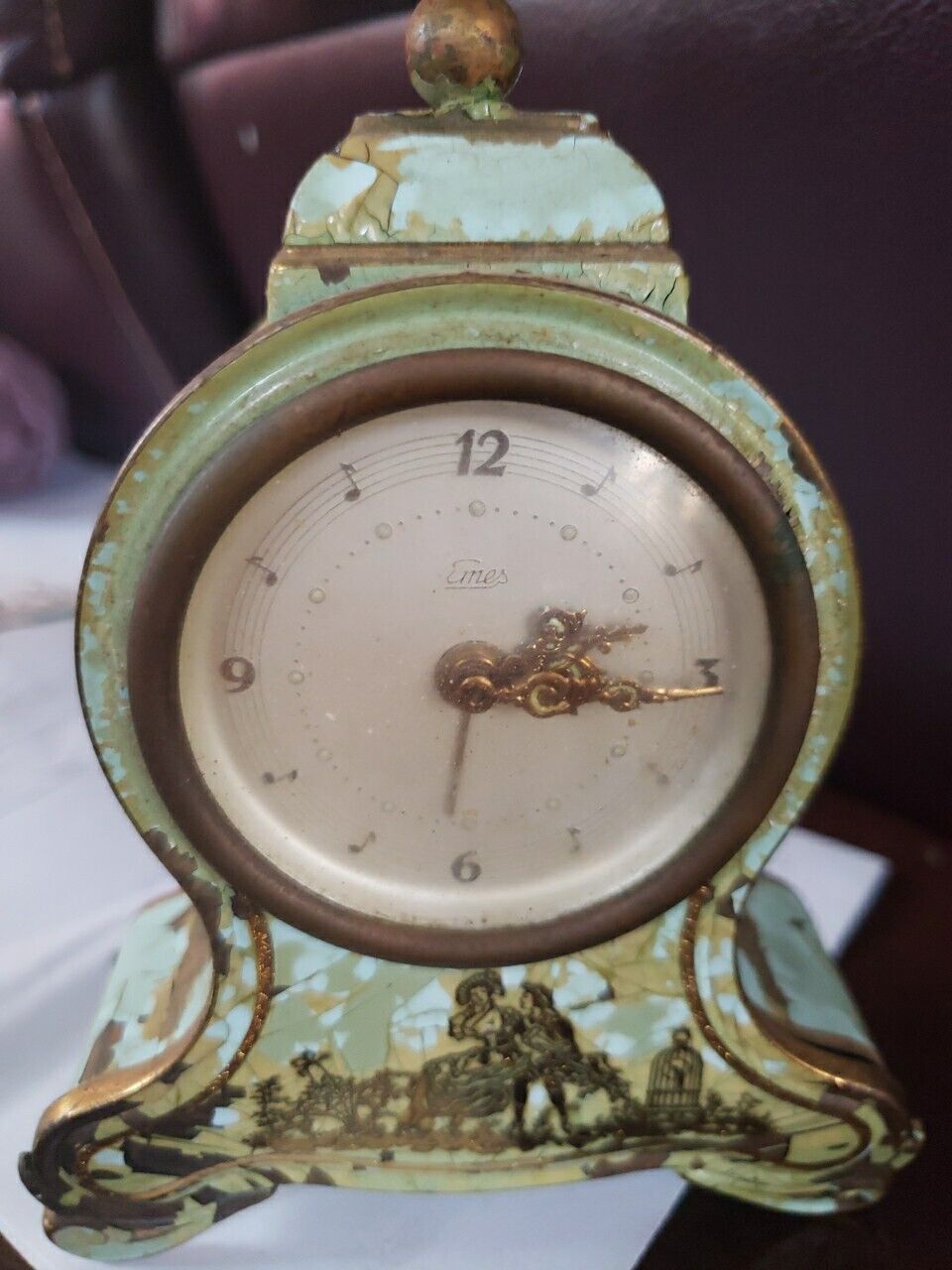 Vintage Vo Luzern Uf Waggls Clock. Collectabile Clock. Collectors Clocks.