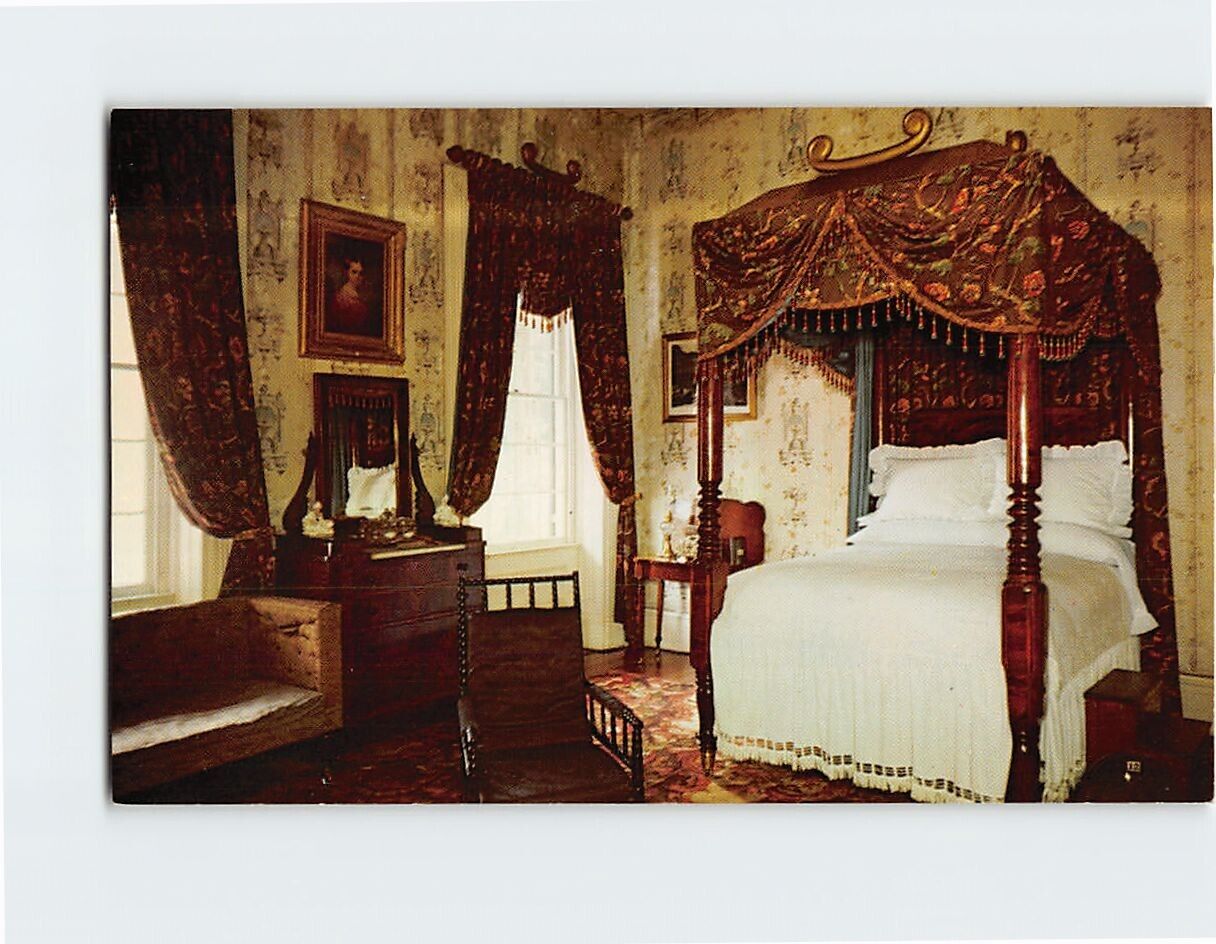 Postcard Bedroom in The Hermitage Home of General Andrew Jackson Tennessee USA