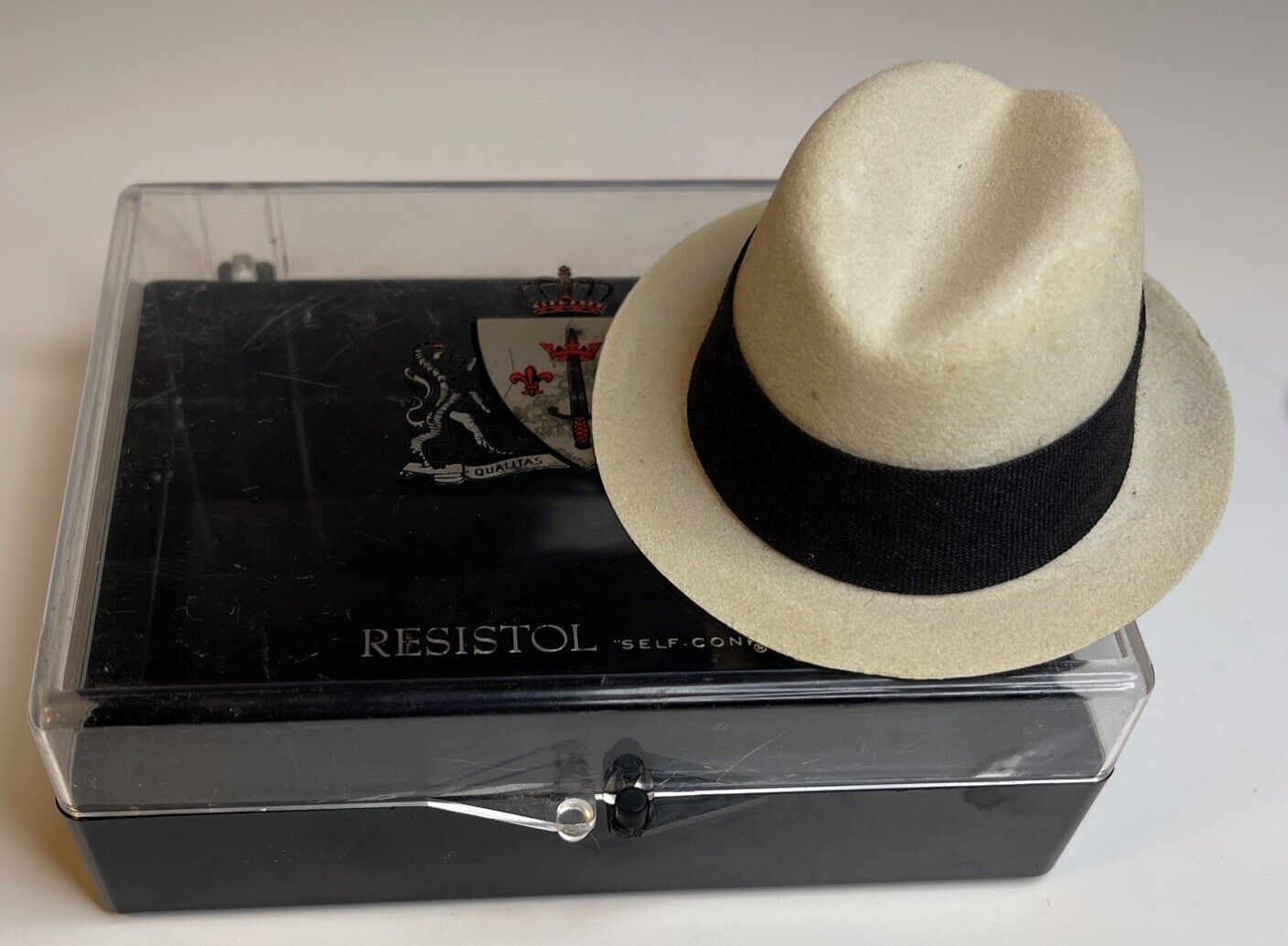 Vintage Resistol Salesman Sample Hat And Box