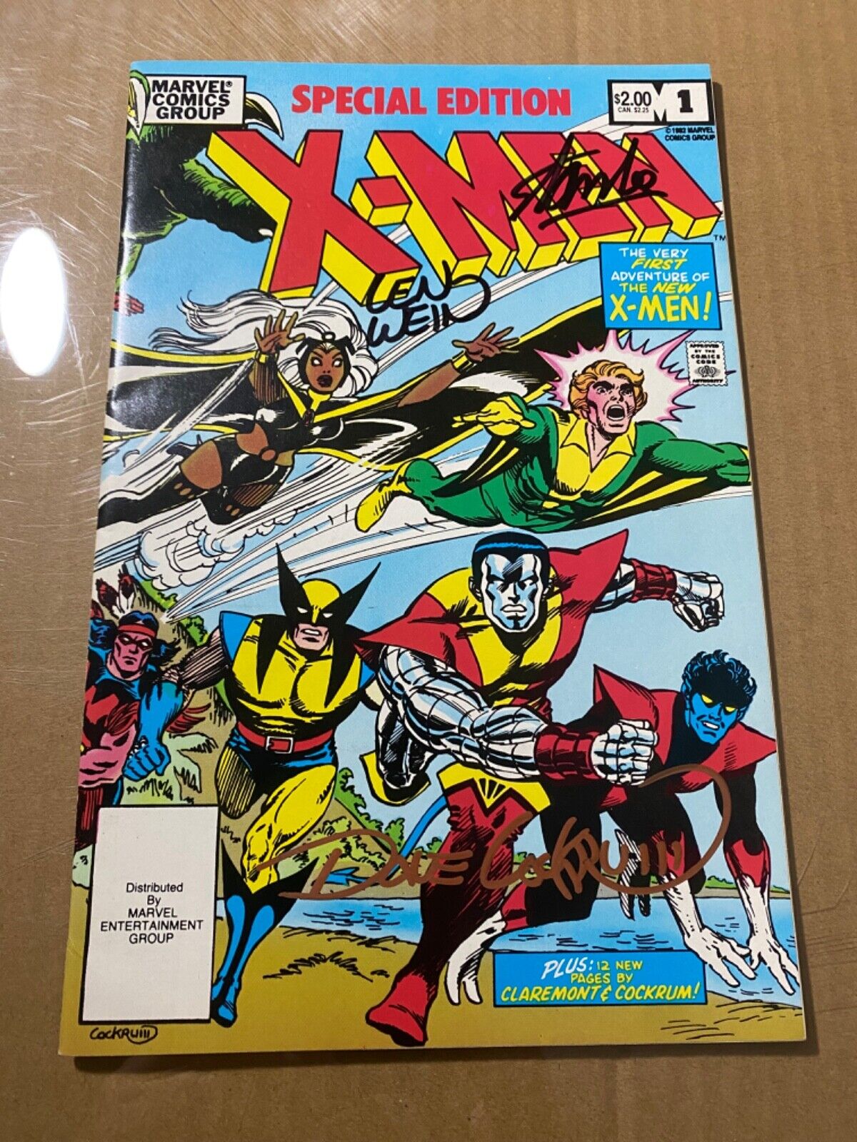 X-Men Special Edition #1 Signed by Stan Lee, Len Wein & Dave Cockrum 1983