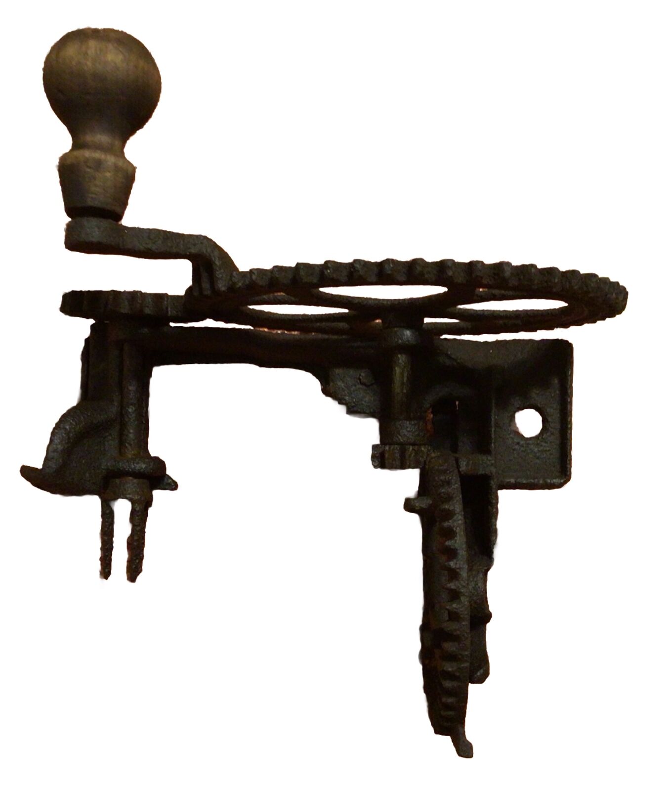 BALDWIN,ATQ. ( Circa 1890’s)  Cast Iron , Hand Crank / Gear Driven ,Apple Peeler