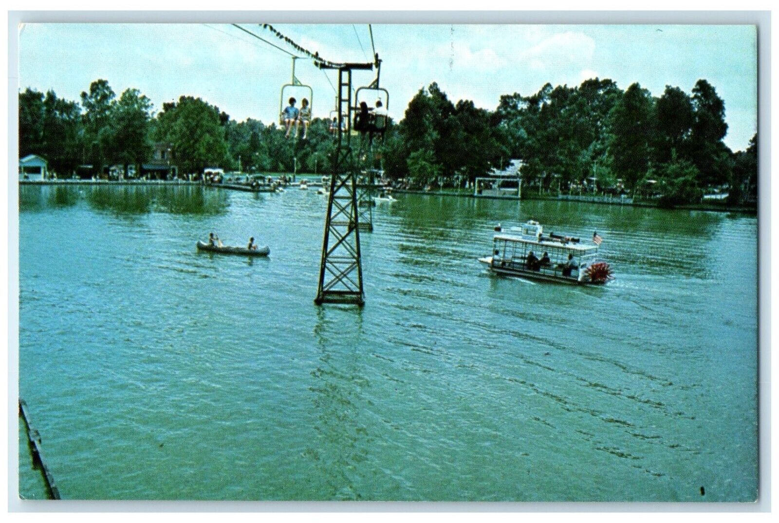 c1960 Lake Winnepesaukah Chattanooga\'s Family Amusement Park Tennessee Postcard