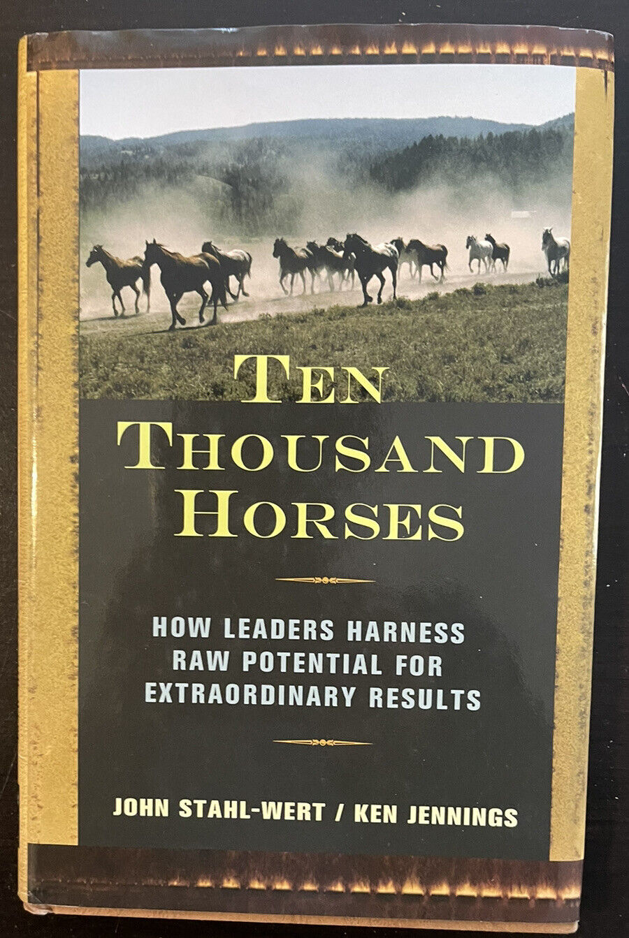 SIGNED Ten Thousand Horses How Leaders Harness Raw Potential