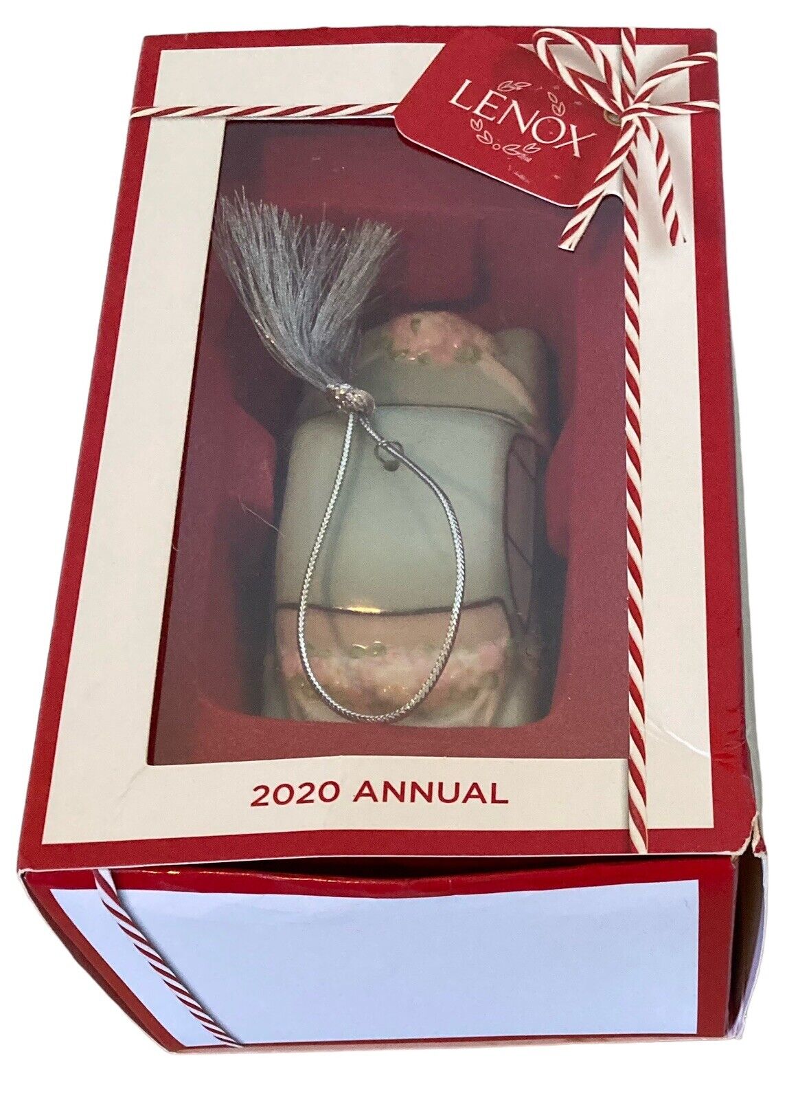 Lenox 2020 Just Married Vintage Car Porcelain Christmas Ornament 890944