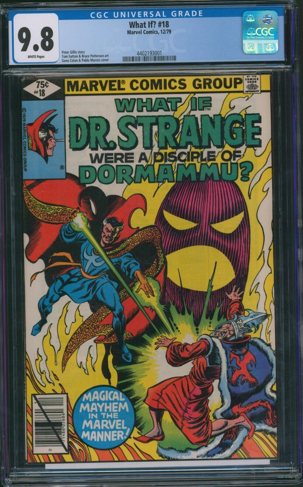 What If? #18 CGC 9.8 Marvel Comics 1979 Dr Strange Dormammu