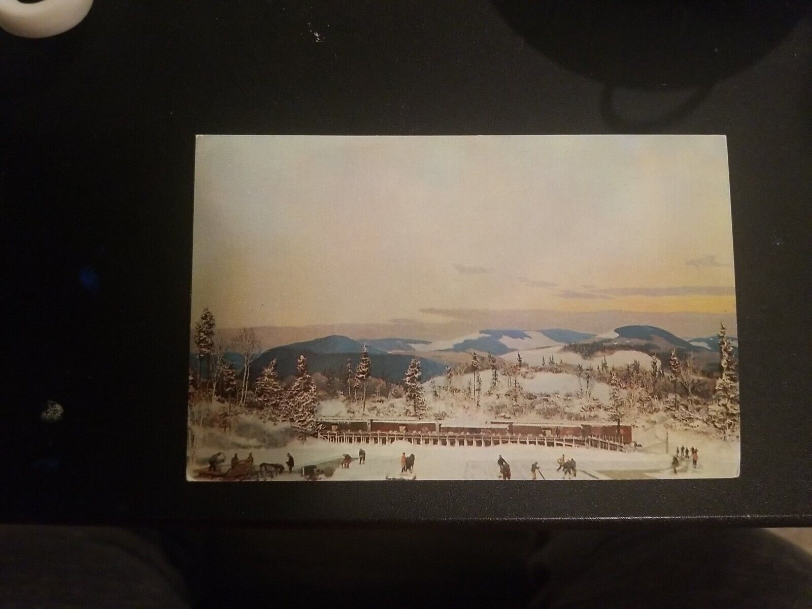 Postcard, NY, Blue Mountain Lake, Adirondack Museum, Unposted, Ektachrome