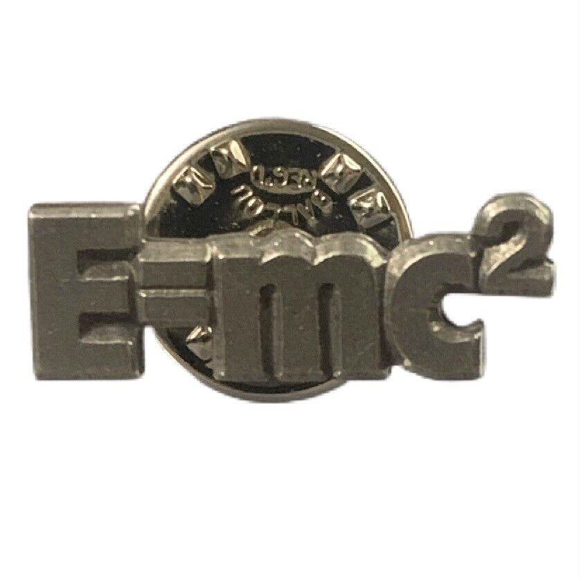 E=mc2 Pin Einstein Theory of Relativity Equation Souvenir Pin