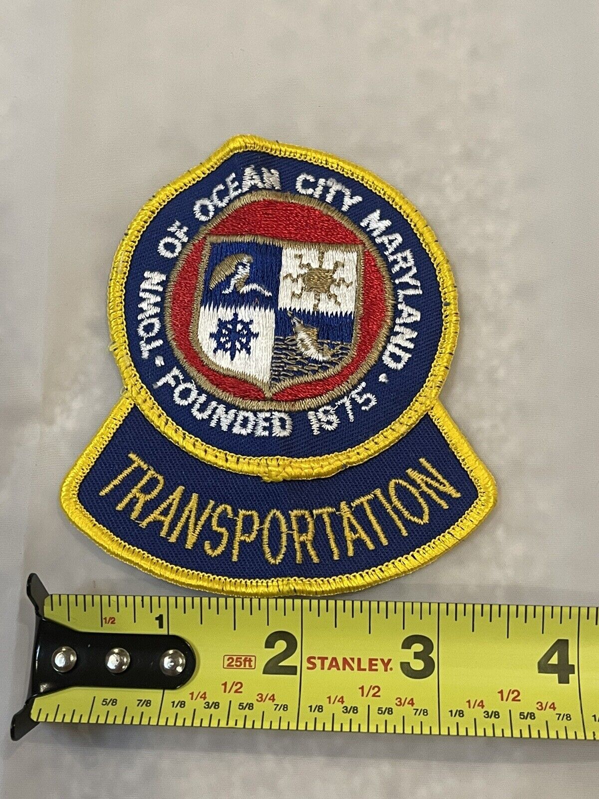 Town of Ocean City Police (Maryland) uniform take-off 1st Issue shoulder patch