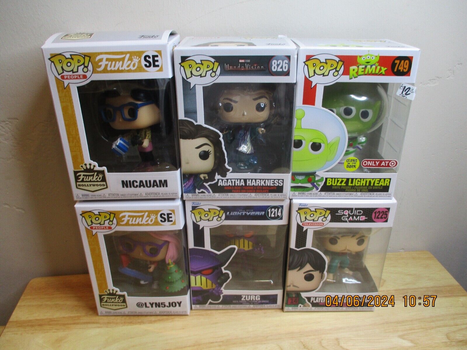 6 NEW FUNKO MIXED FIGURES-R11-1425