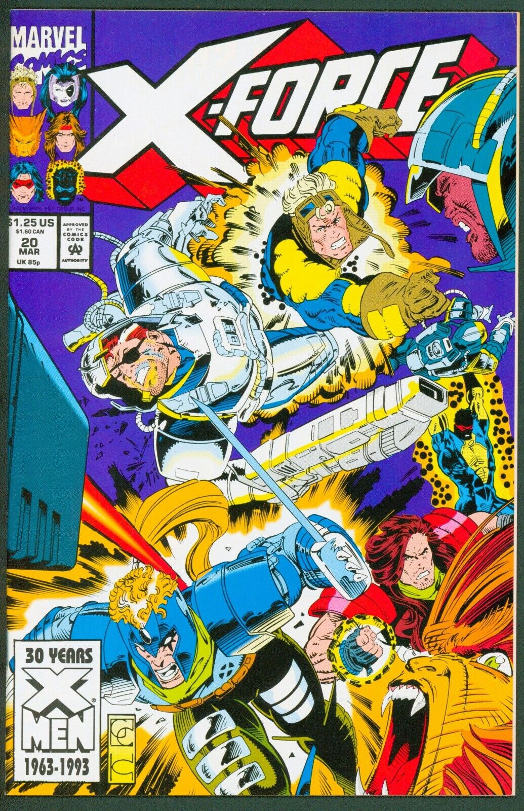 X-Force 20 NM+ 9.6 Marvel 1993