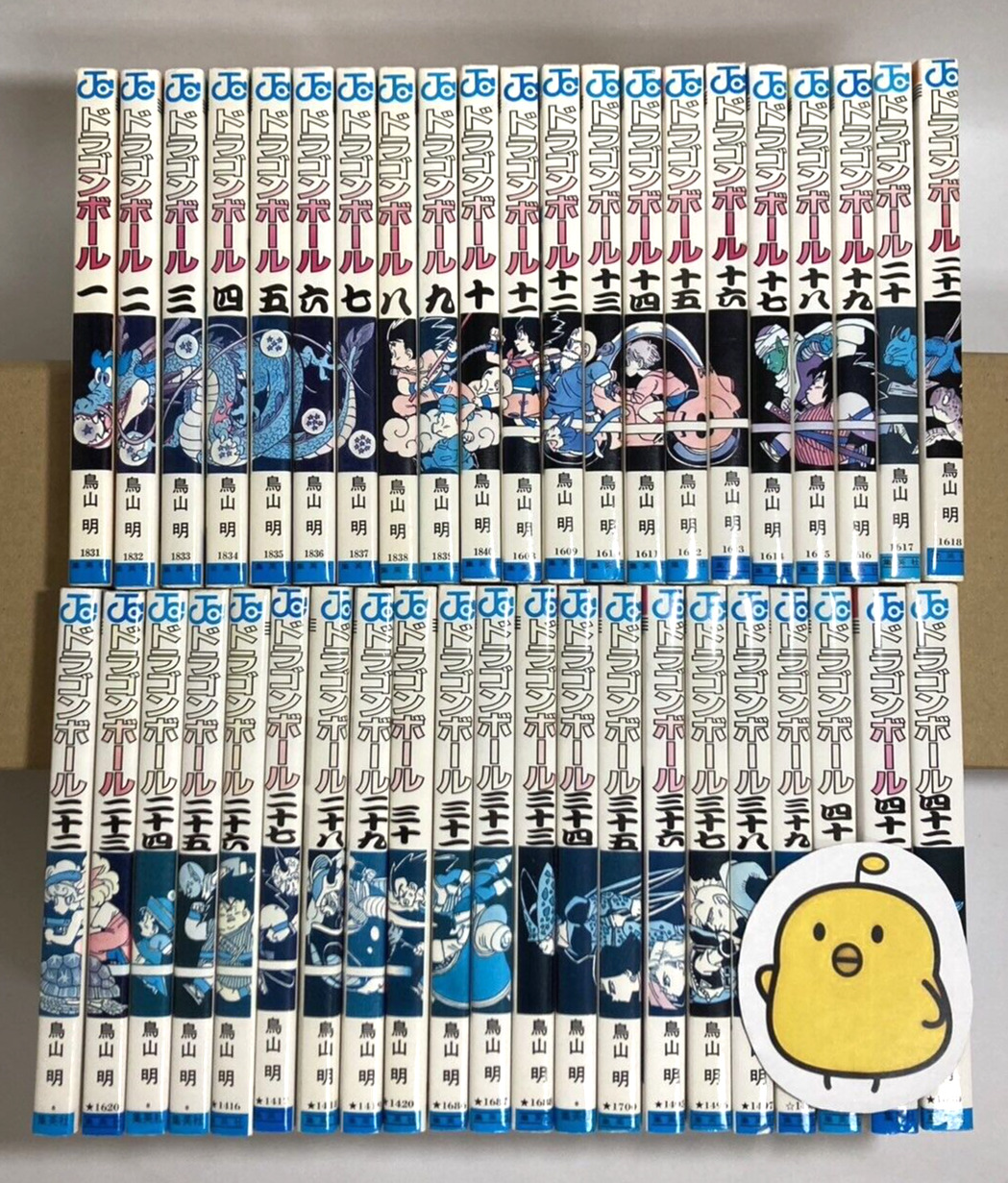 DRAGON BALL Vol.1-42 Manga Comics Complete set Japanese First edition Used Japan