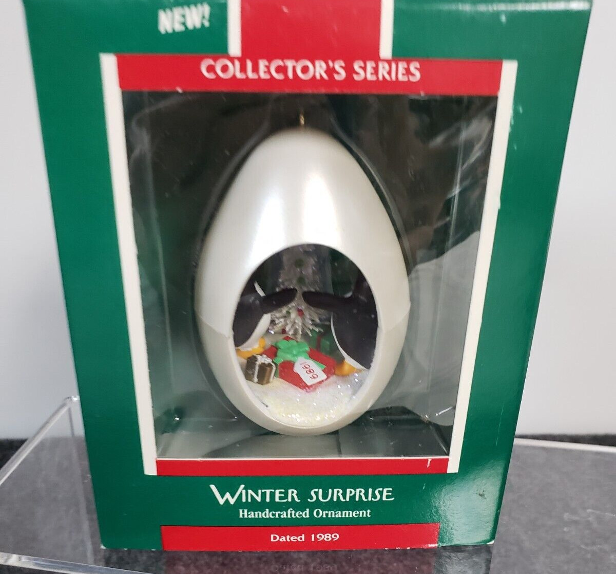 Hallmark Winter Surprise Penguin Egg Keepsake ornament Winter Surprise Series