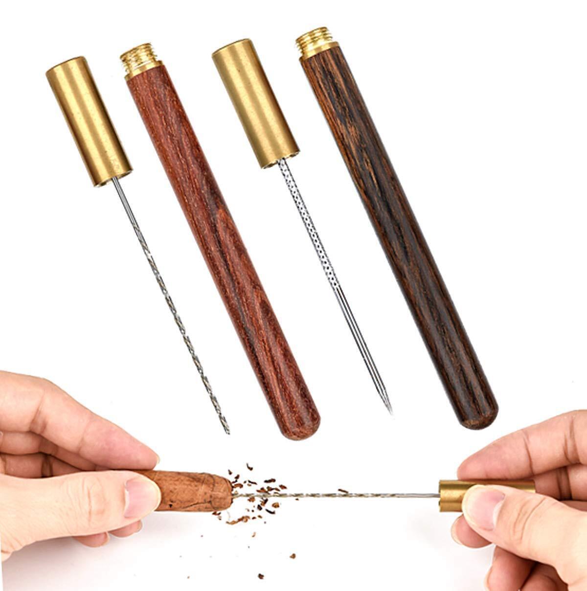 【2-Pcs】Cigar Draw Enhancer Tool & Nubber, Sangle Sopffy Cigar Draw with Woode...