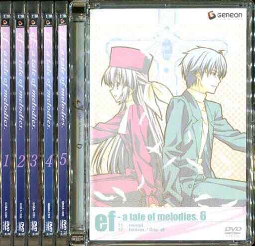 Anime Dvd Ef -A Tale Of Melodies. First Edition Complete Set 6 Volumes With Box