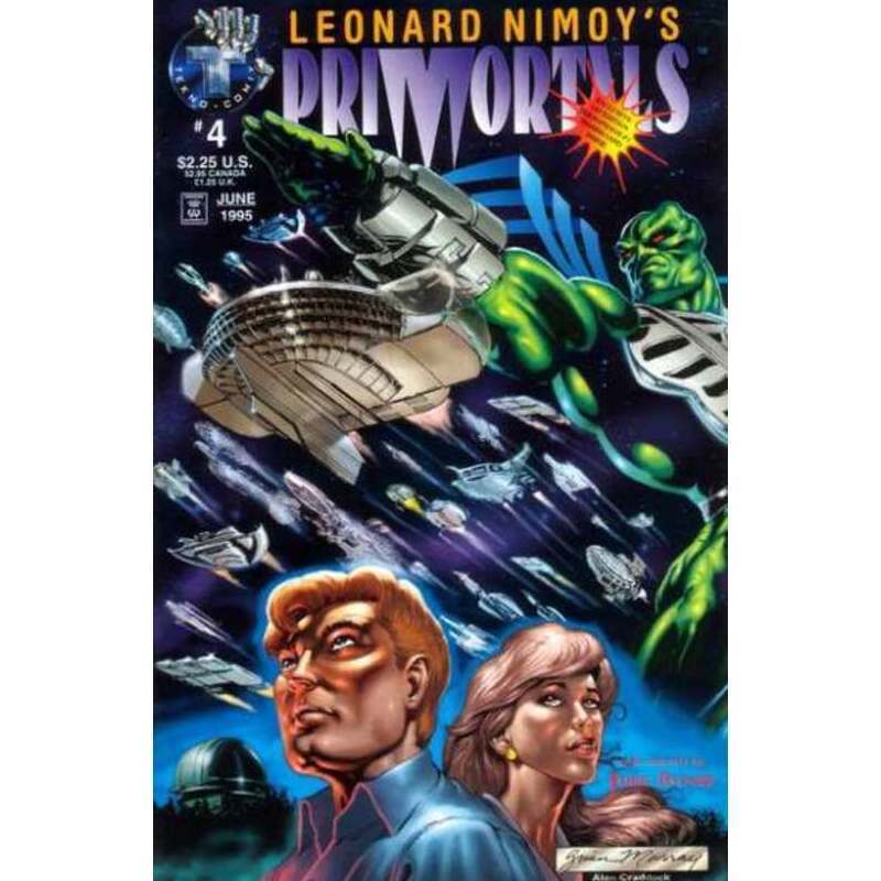 Leonard Nimoy's Primortals #4 Murray cover 1995 series Big comics NM+ [e.