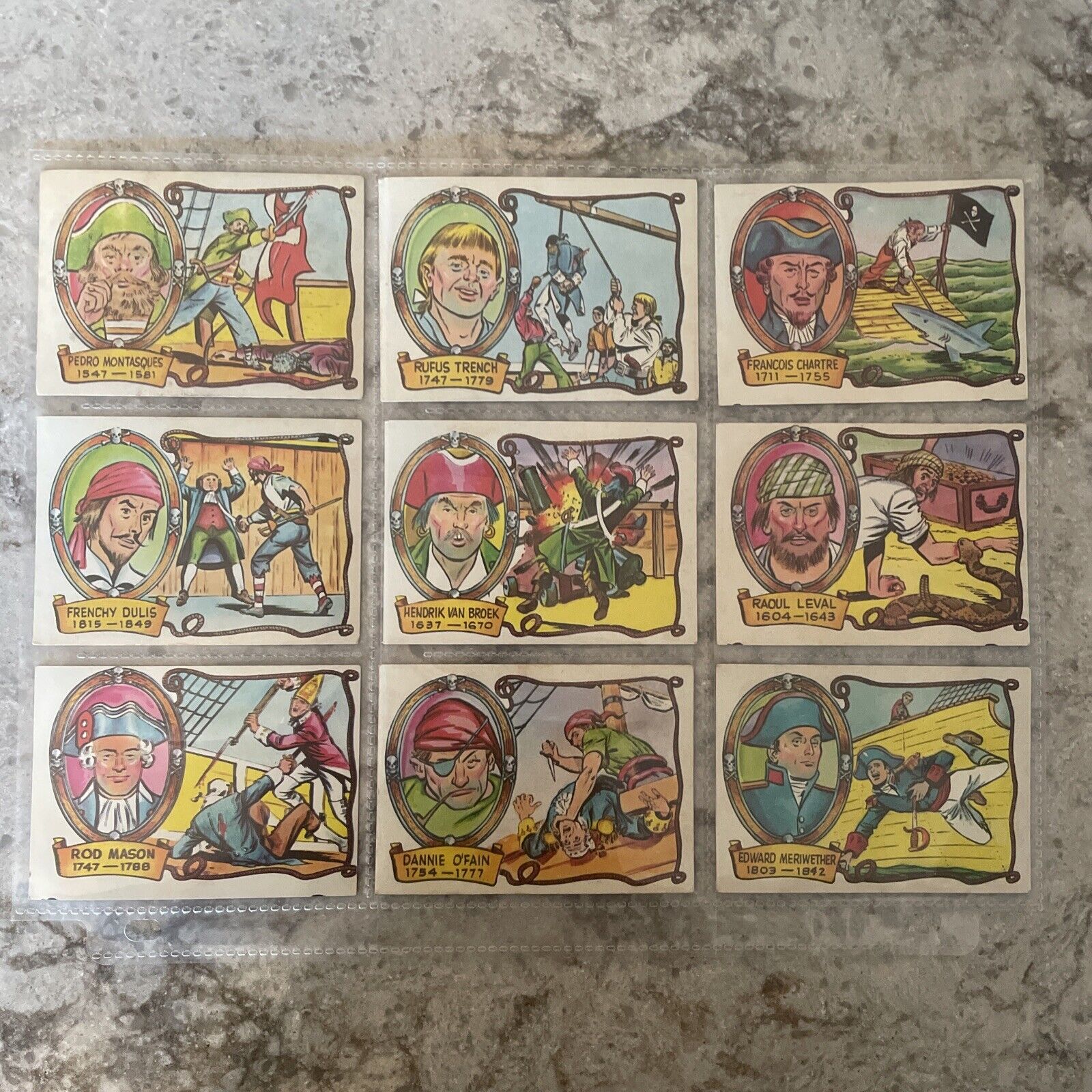 1961 Fleer Pirates Bold Complete Set VG 66 Card Lot