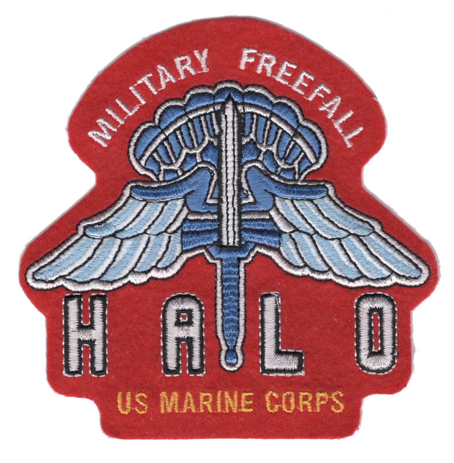 HALO Parachute Jumper Patch Military Freefall