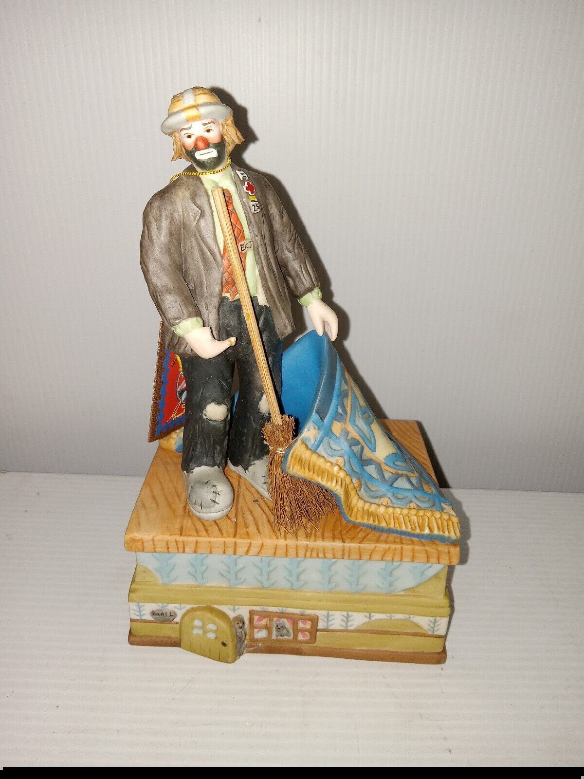 Emmett Kelly Clown Figure Rare Exclusive Vintage With Tags Trl7#7