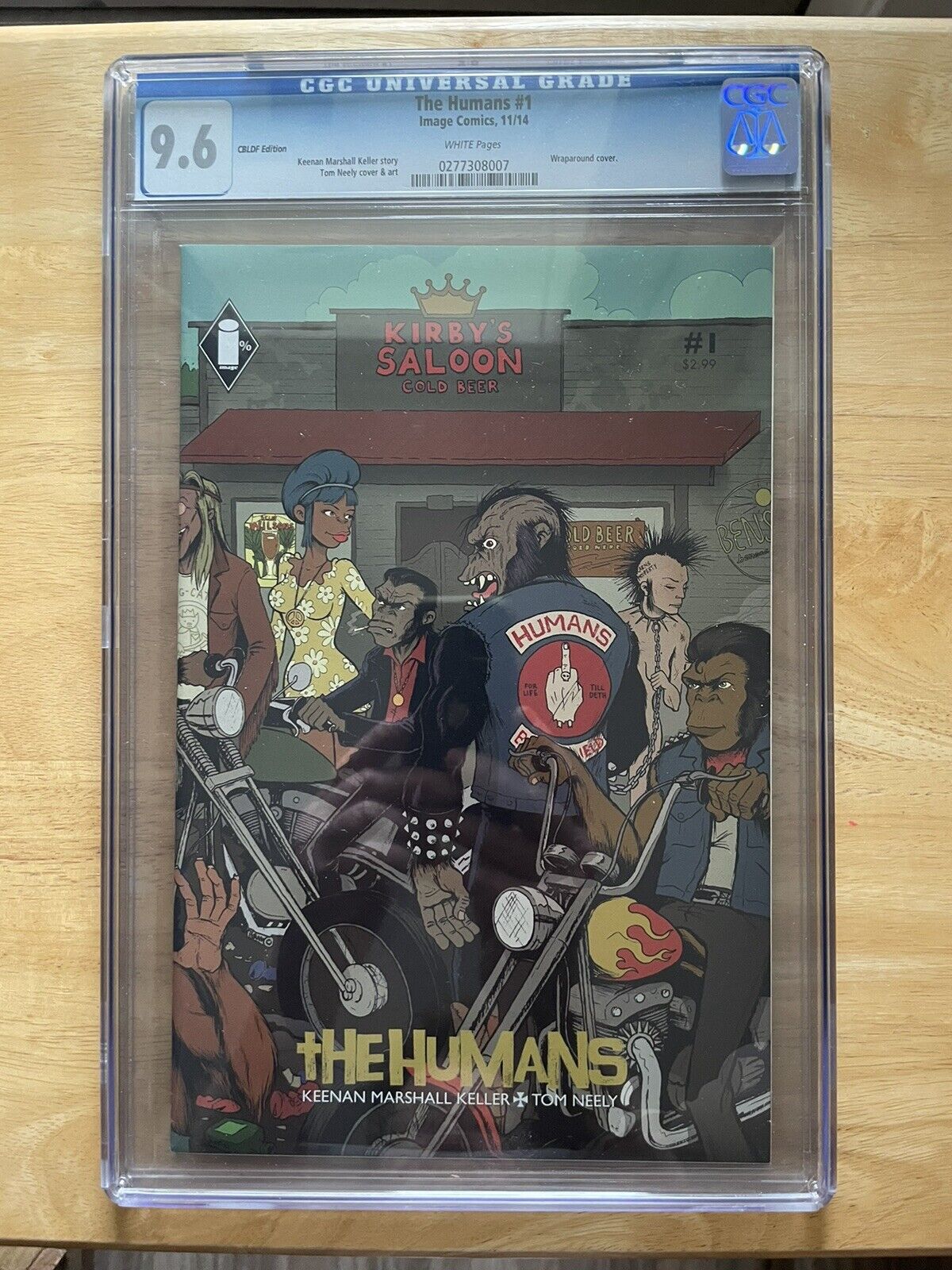 The Humans 1 Image 2014 CBLDF Edition Variant CGC 9.6 NM