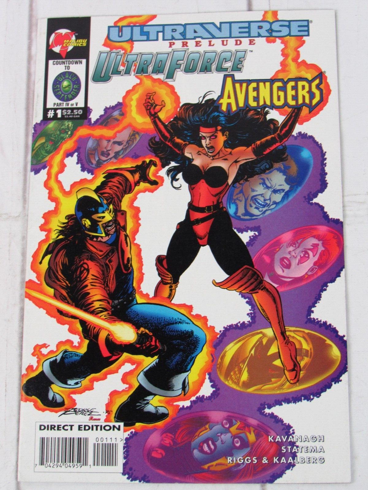 Ultraforce/Avengers #Prelude July 1995 Malibu Comics