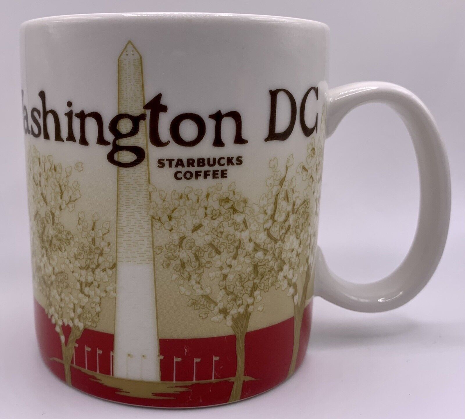 Retired 2009 STARBUCKS WASHINGTON DC 16oz Coffee Mug: Collector Series