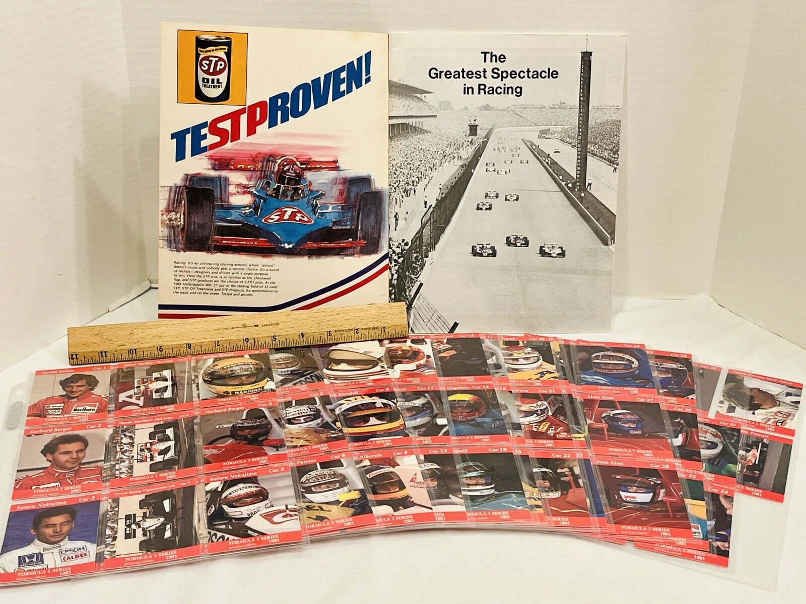 VTG 1991 Formula One F1 - Inaugural Edition; 105 Cards; Carms Sports Cards Lot