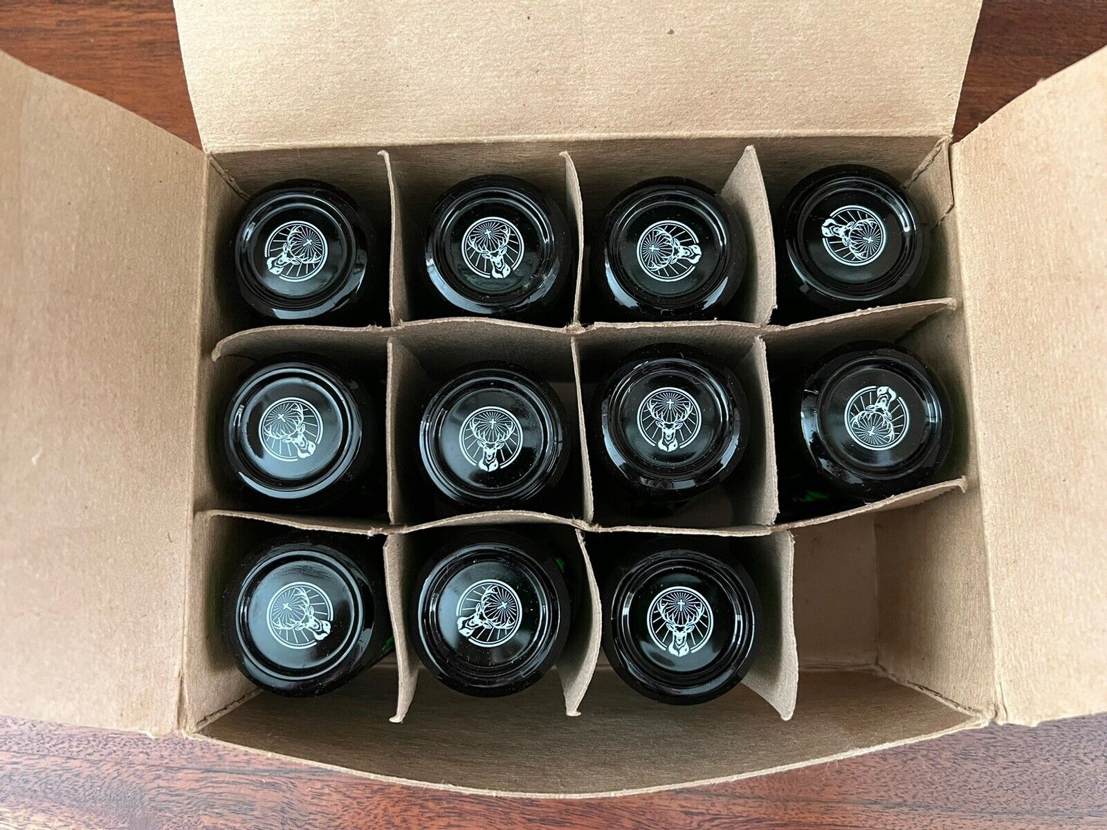 NEW Set Of 11 Jagermeister Green Shot Glasses For Your Bar Or Man Cave
