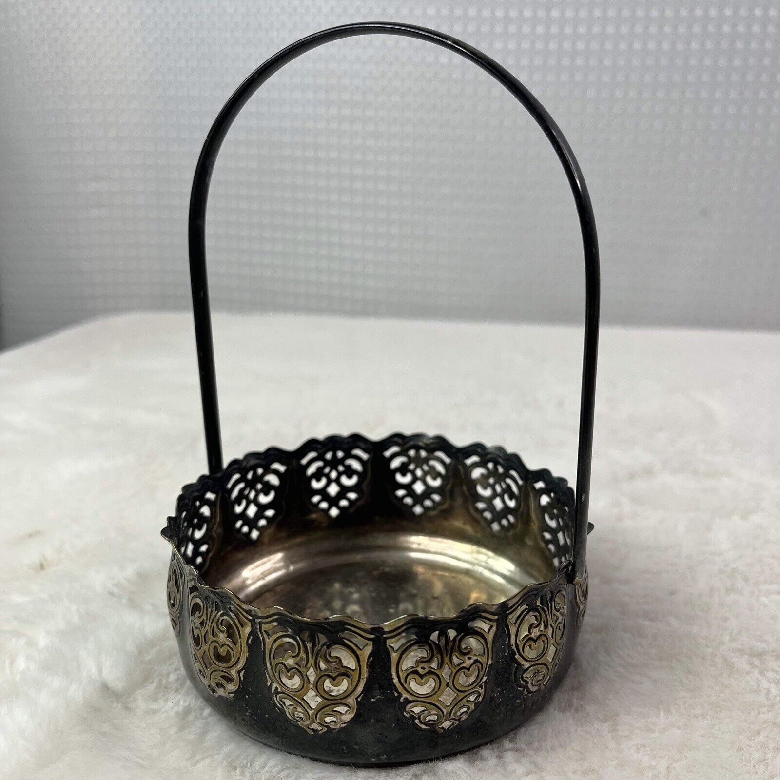 Vintage Decorative Metal Basket