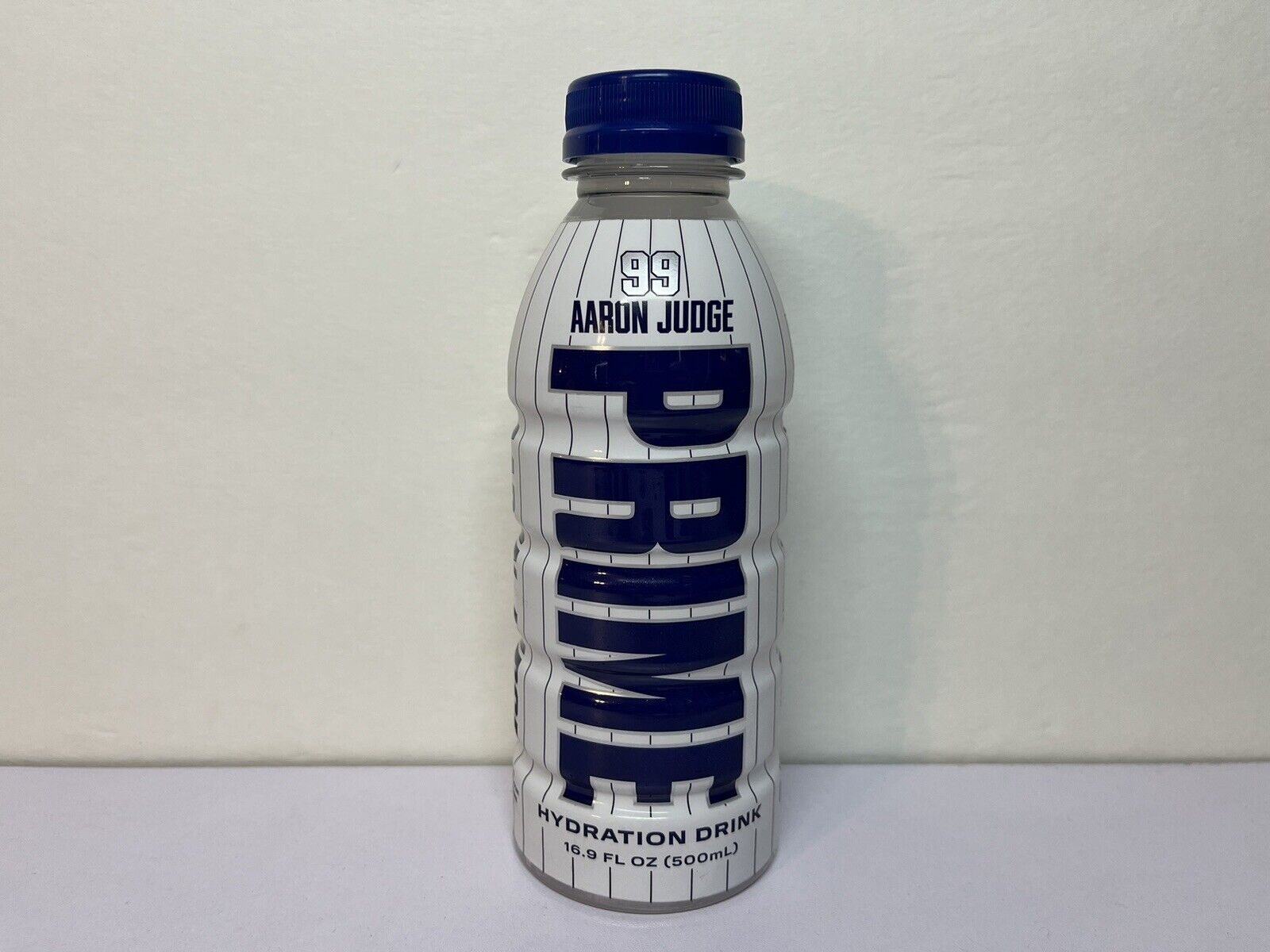 Sealed Prime Hydration Aaron Judge Limited Edition White NY Yankees Bottle Drink