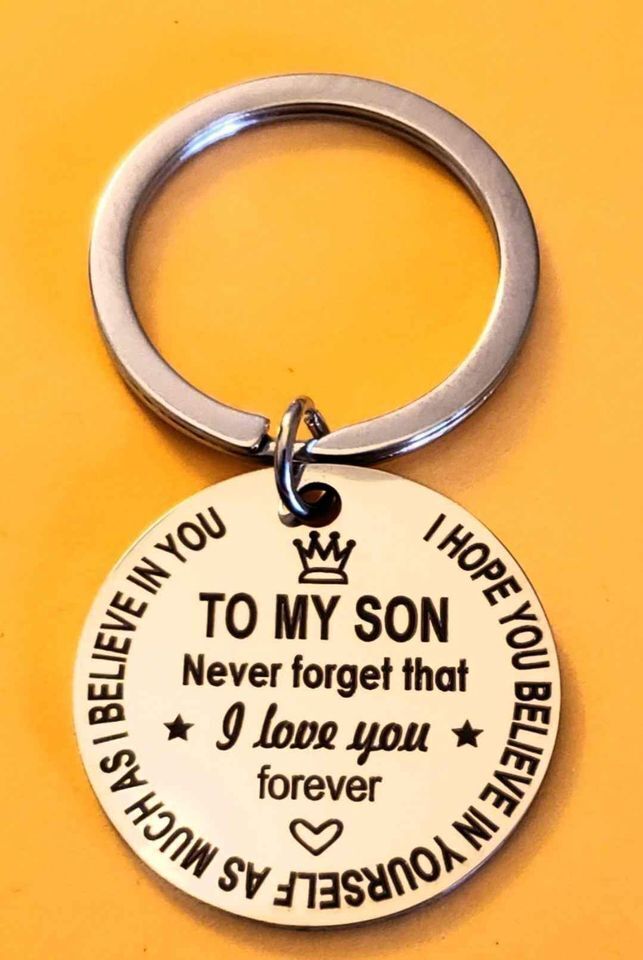 To my son I Love You Keychain