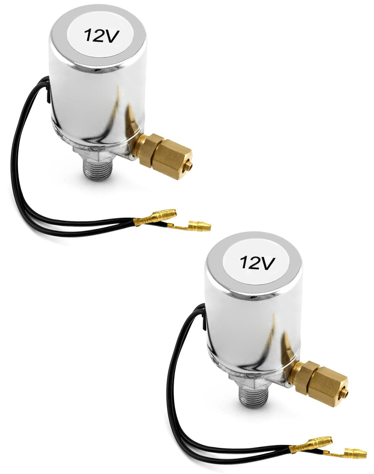 qwork air horn solenoid valve, 1/4 npt 12v electric air valve (solenoid) for 1/4