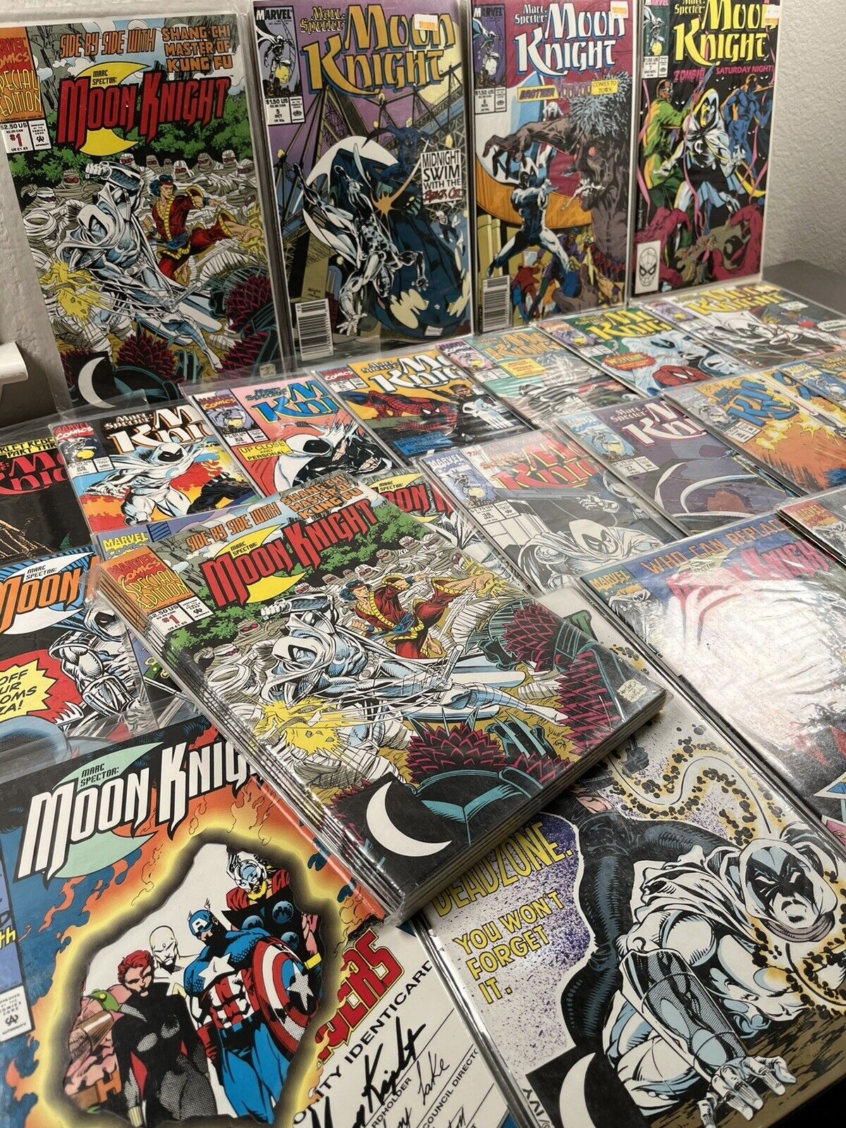 Marc Spector Moon Knight Lot Of 29 Comics 7x #1 Special Ghost Rider Punisher