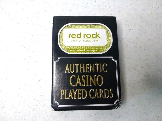 Authentic Las Vegas Nevada Red Rock Hotel Casino Playing Cards Deck - Sealed