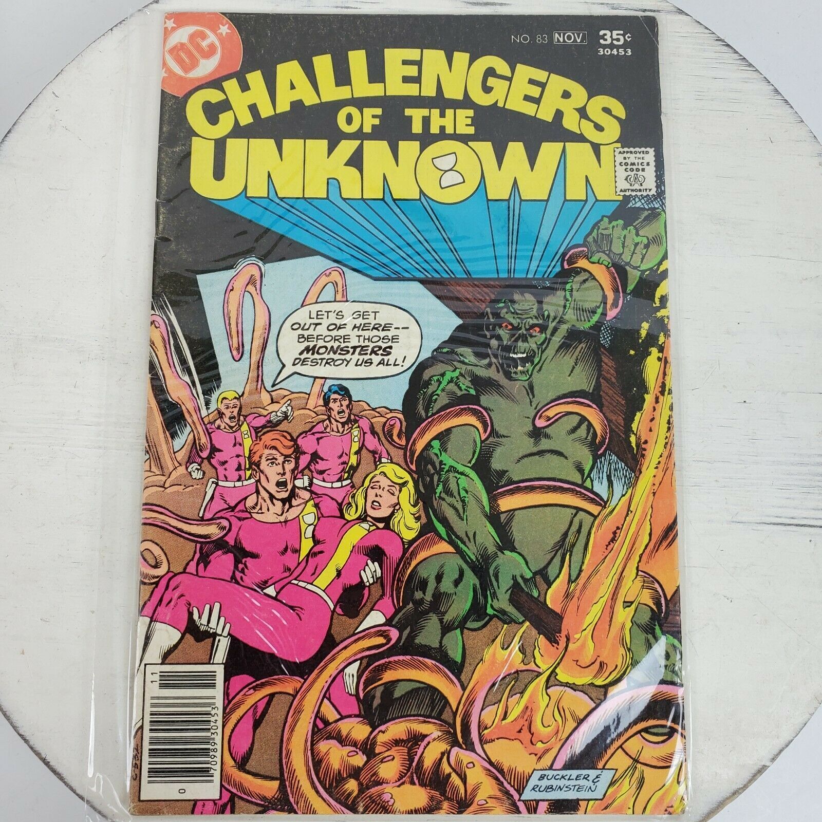 Vintage Challengers of the Unknown DC Comic Book 83 Sealed 1980s