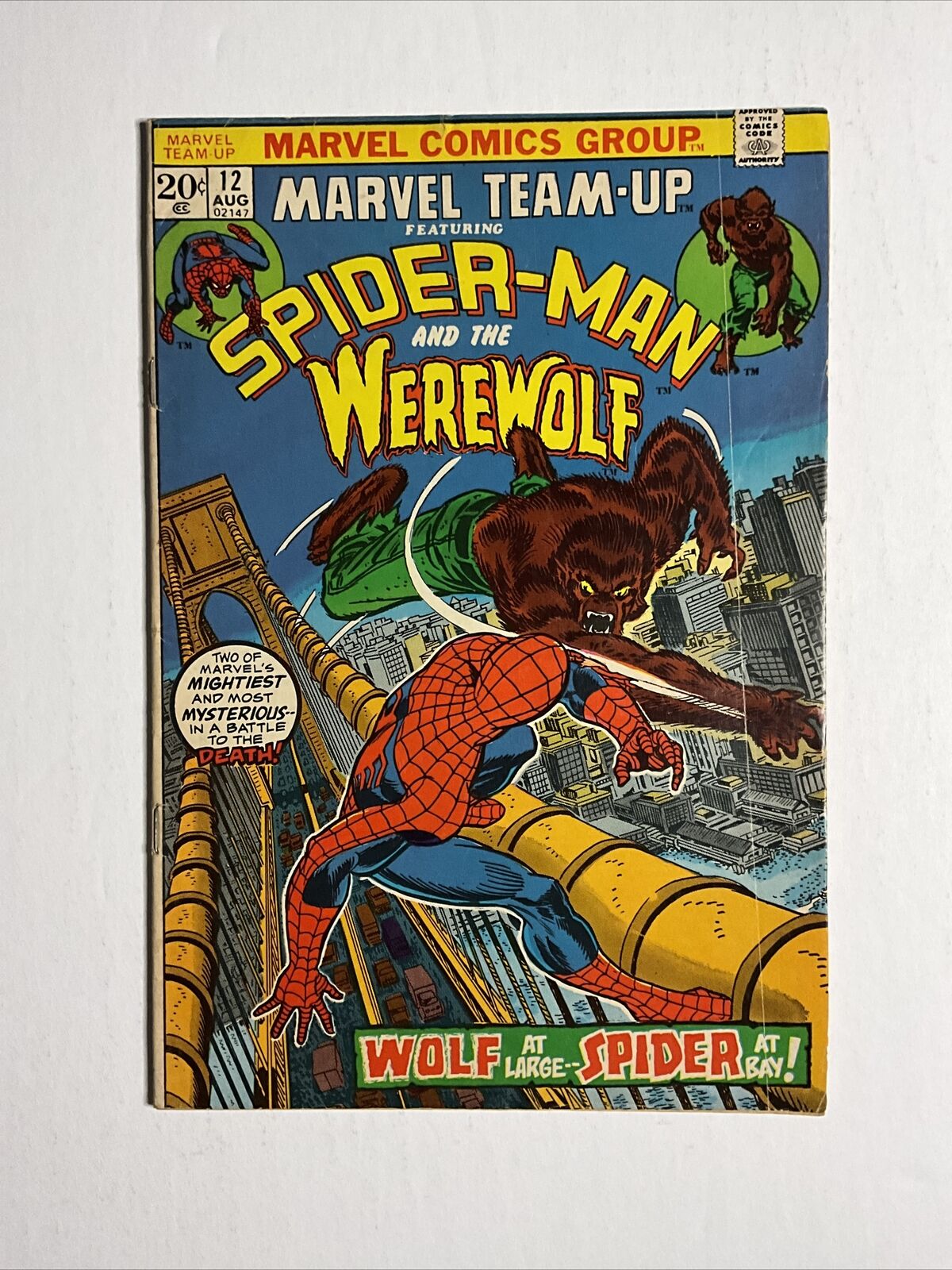 Marvel Team-Up #12 (1973) 6.0 FN Marvel Key Issue 1st Moondark Werewolf App