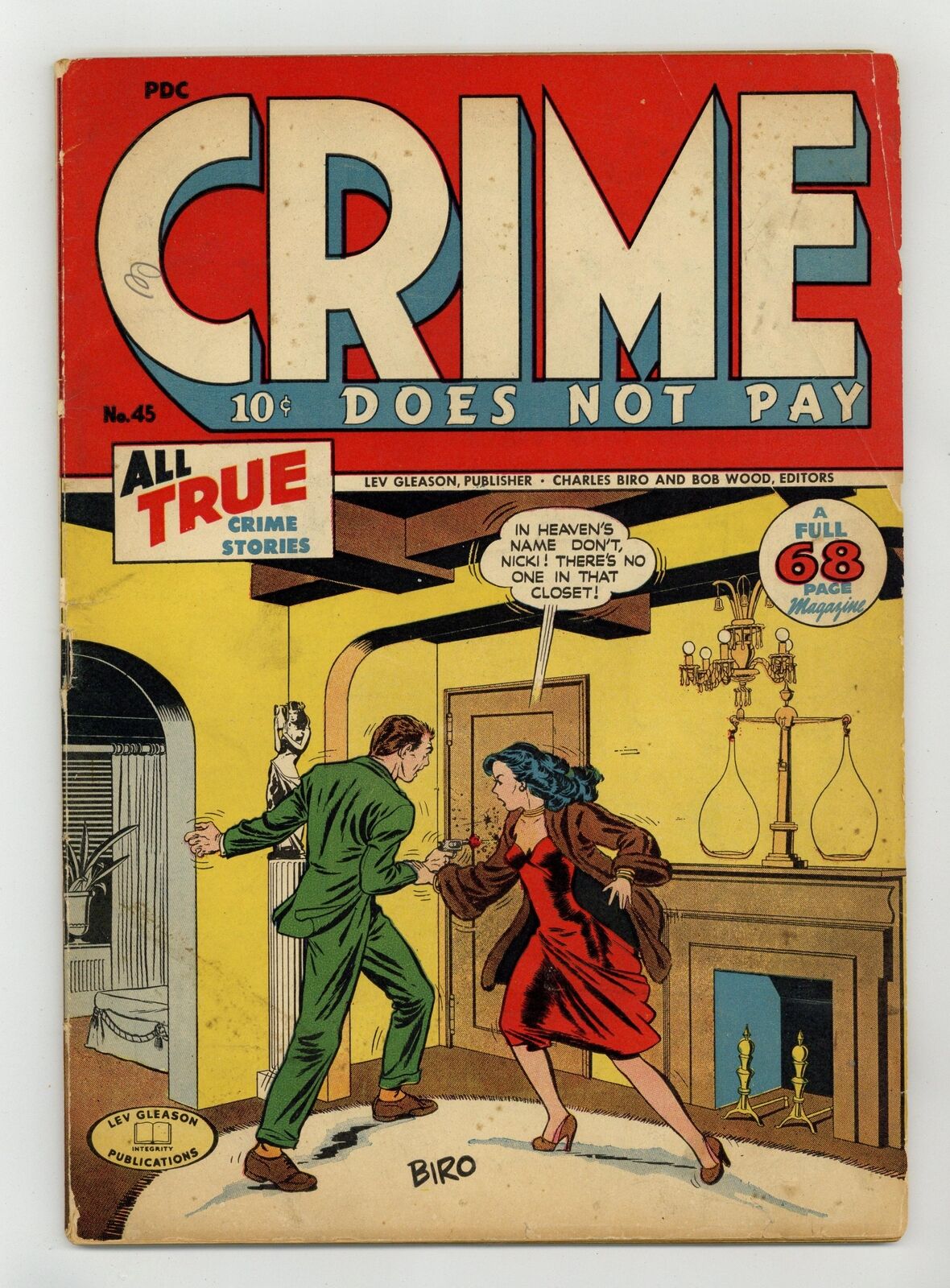 Crime Does Not Pay #45 GD+ 2.5 1946