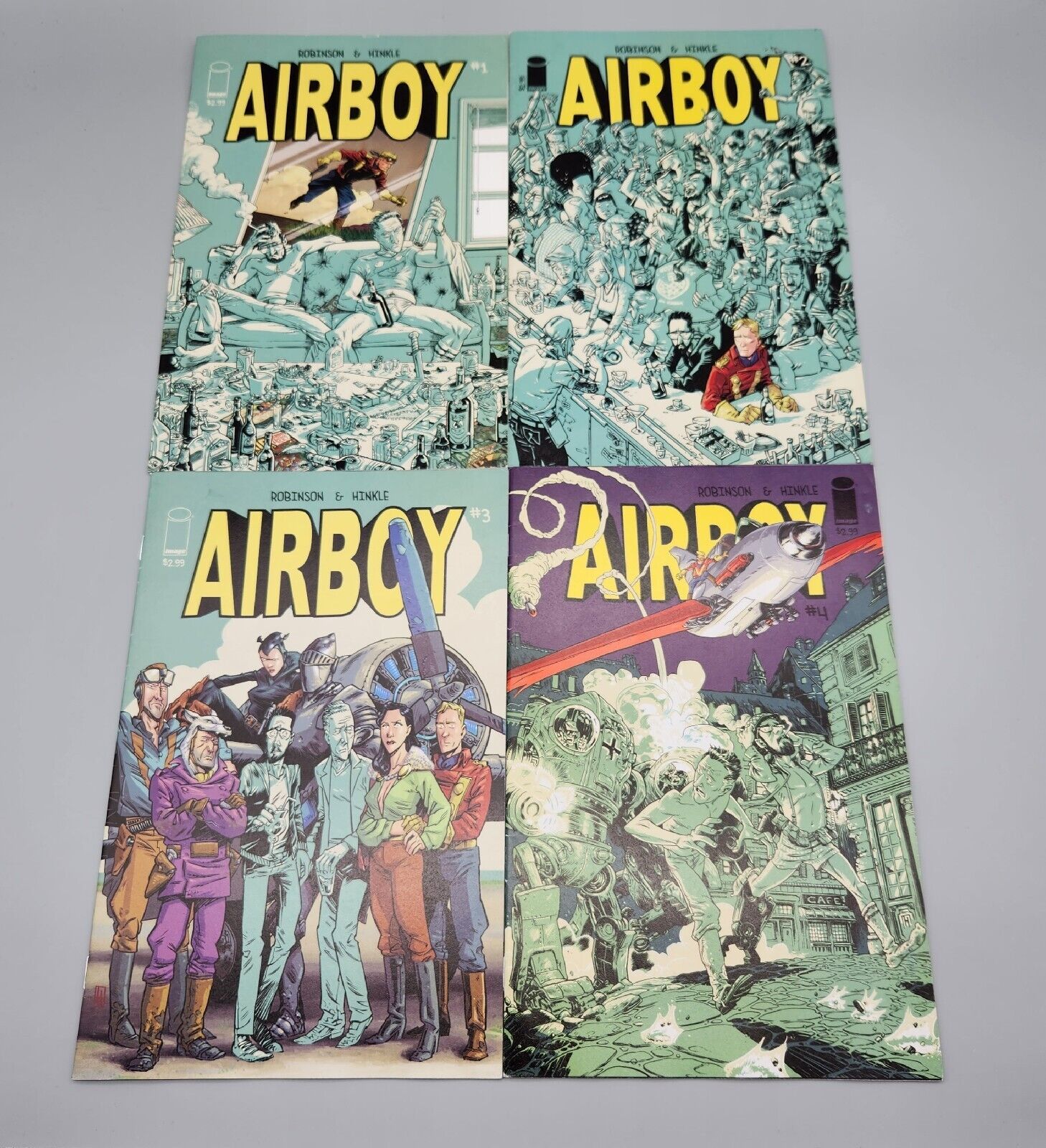 Airboy #1-4 Complete Run Image Comics 2015 James Robinson Greg Hinkle 1 2 3 4 