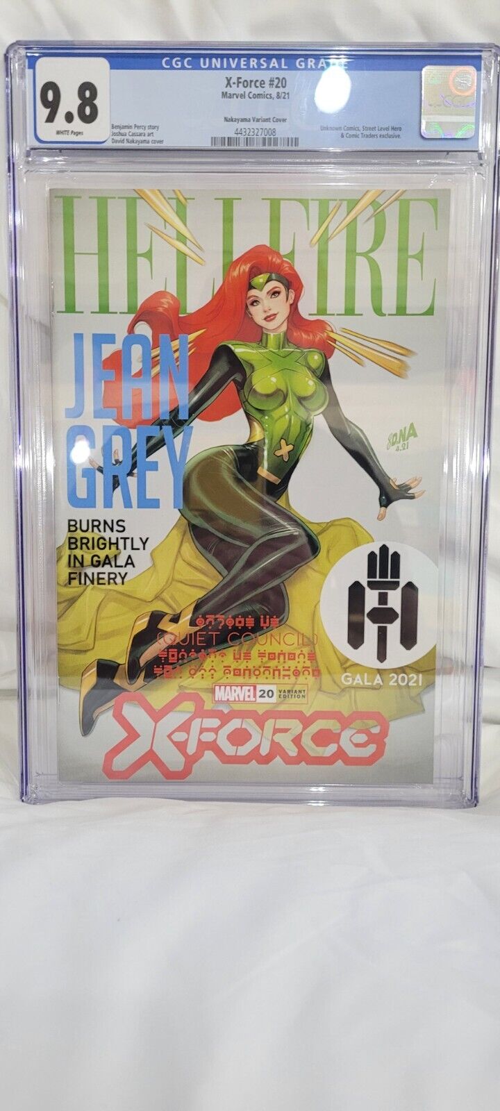 X-Force #20 Hellfire Gala (Unknown Comics David Nakayama Exclusive) CGC 9.8