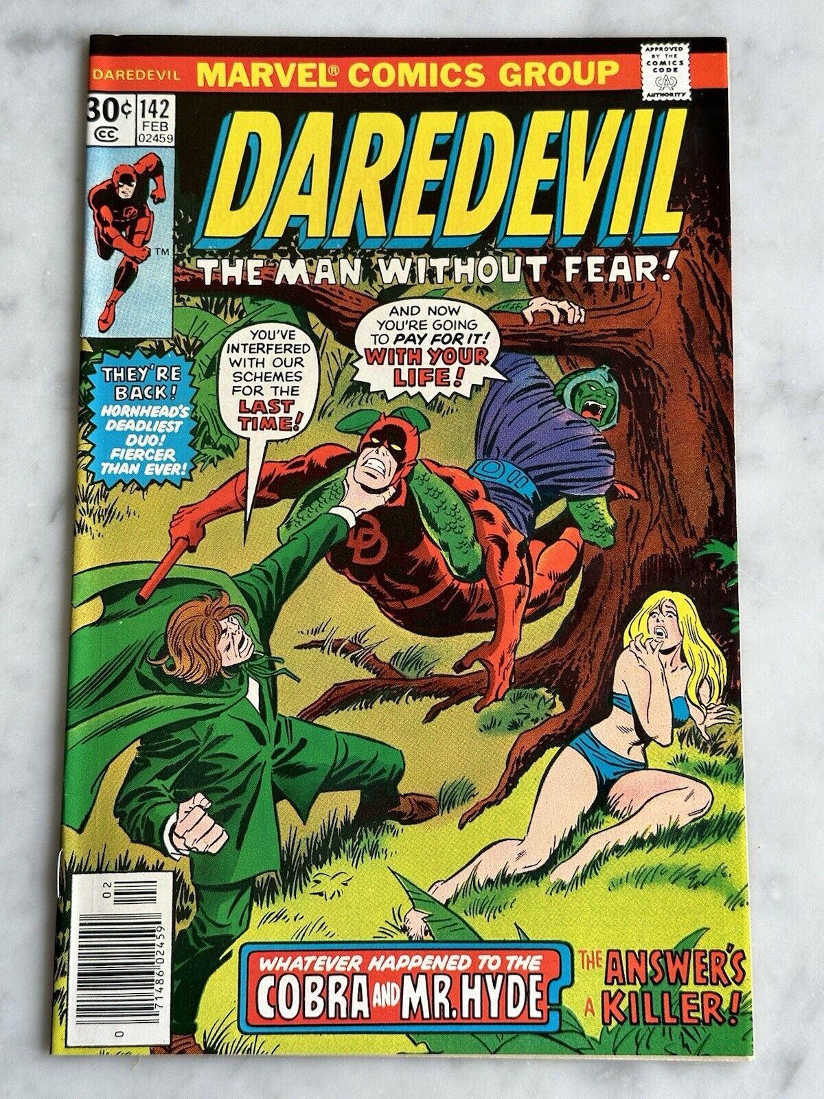 Daredevil #142 VF/NM 9.0 - Buy 3 for  (Marvel, 1977)